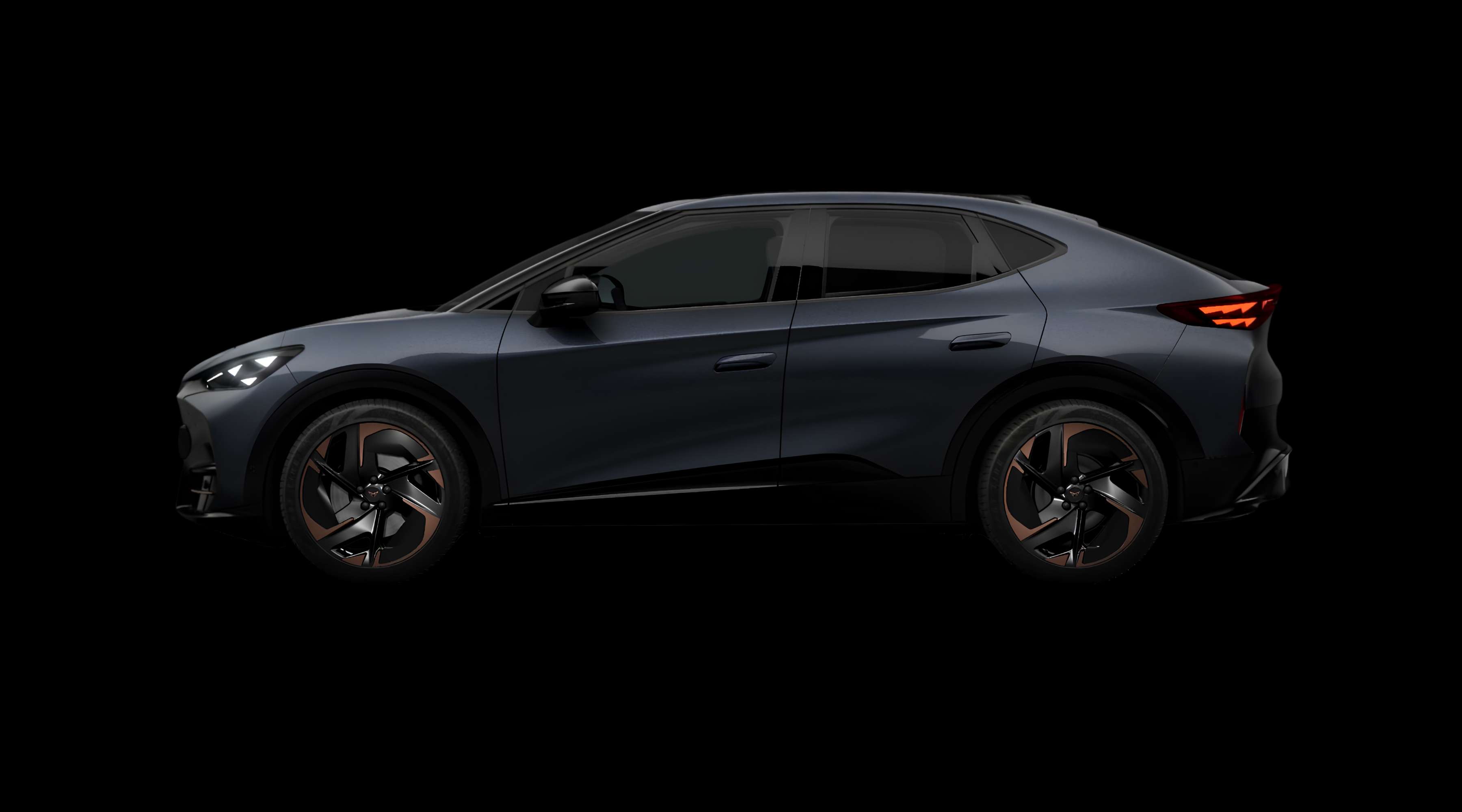 Seitenansicht eines CUPRA Tavascan
