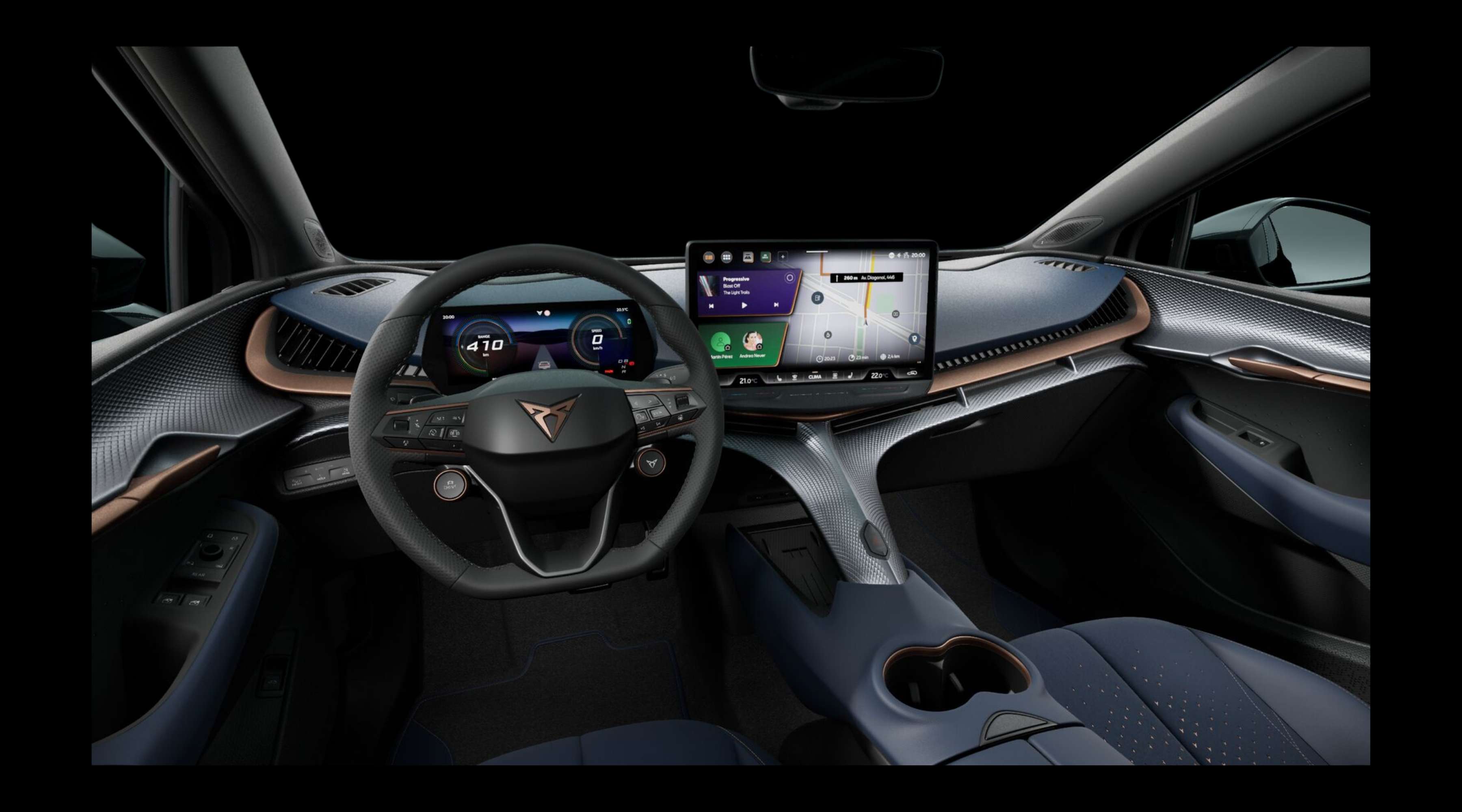 Armaturenbrett eines CUPRA Tavascan