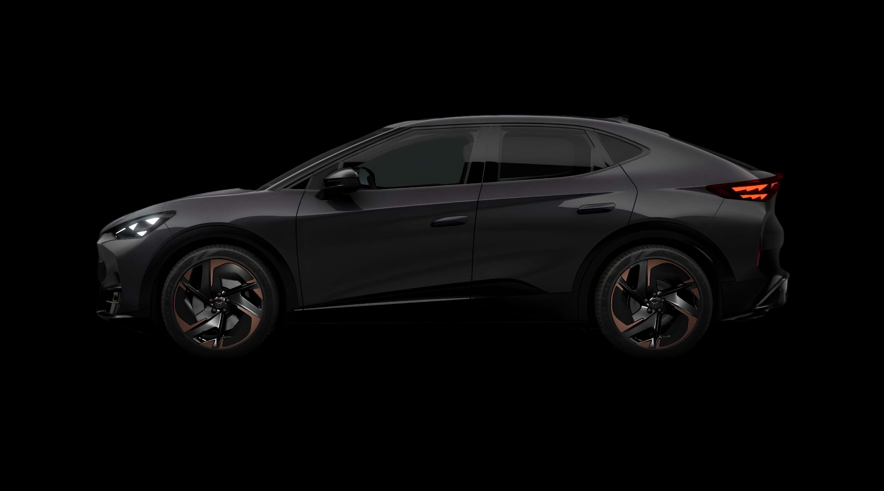 Seitenansicht eines CUPRA Tavascan