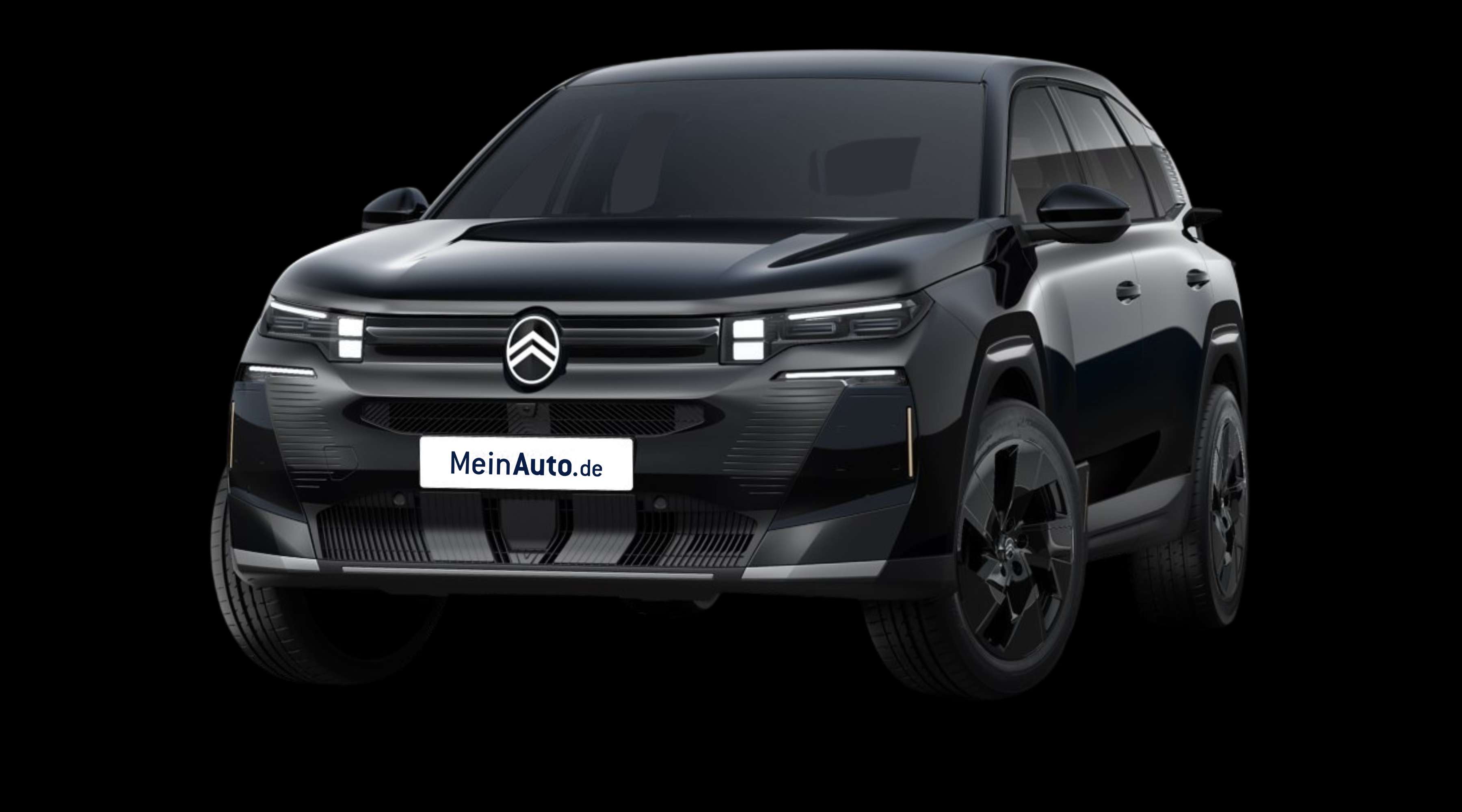 Schräge Frontansicht eines Citroën C5 Aircross, freigestellt