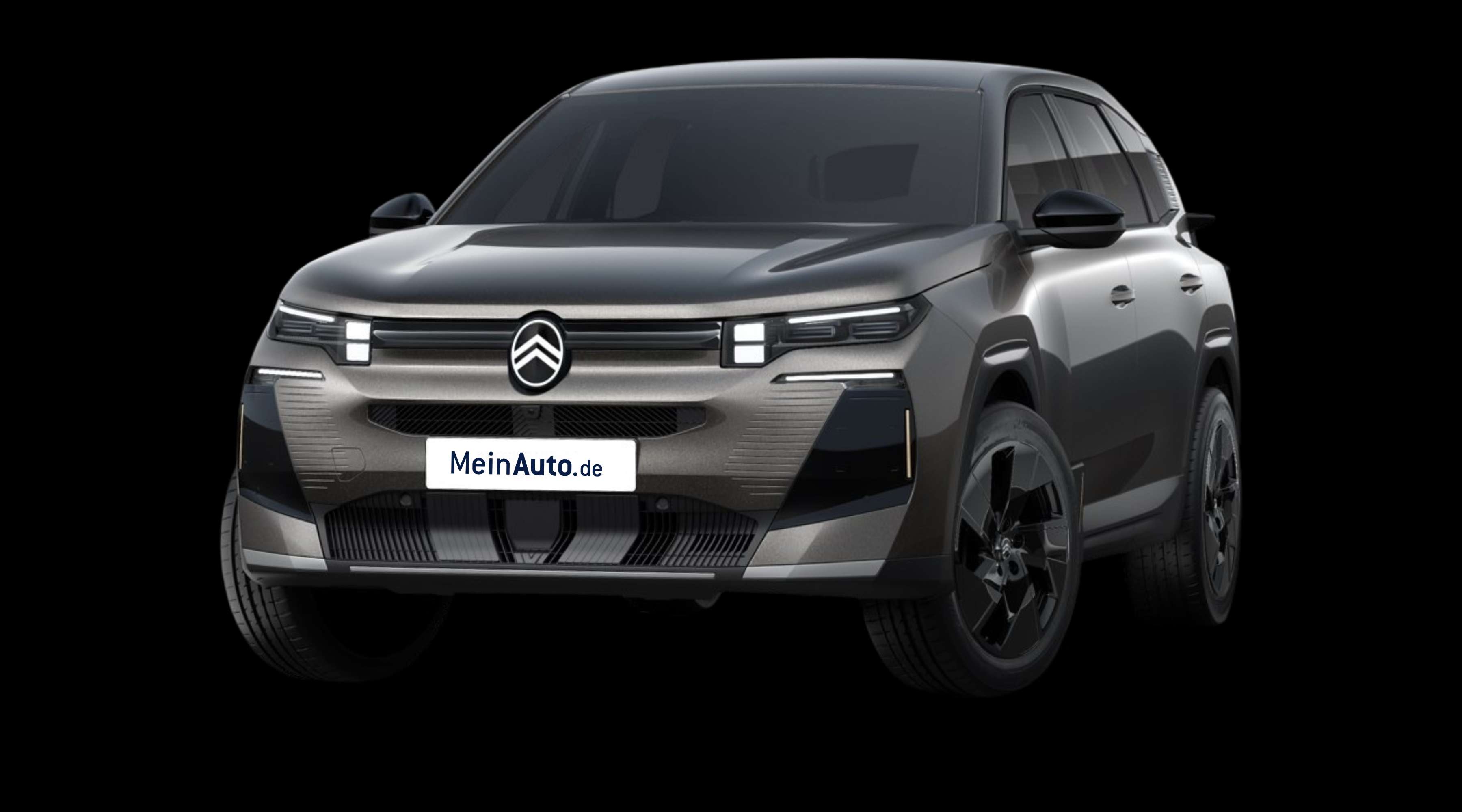 Schräge Frontansicht eines Citroën C5 Aircross, freigestellt