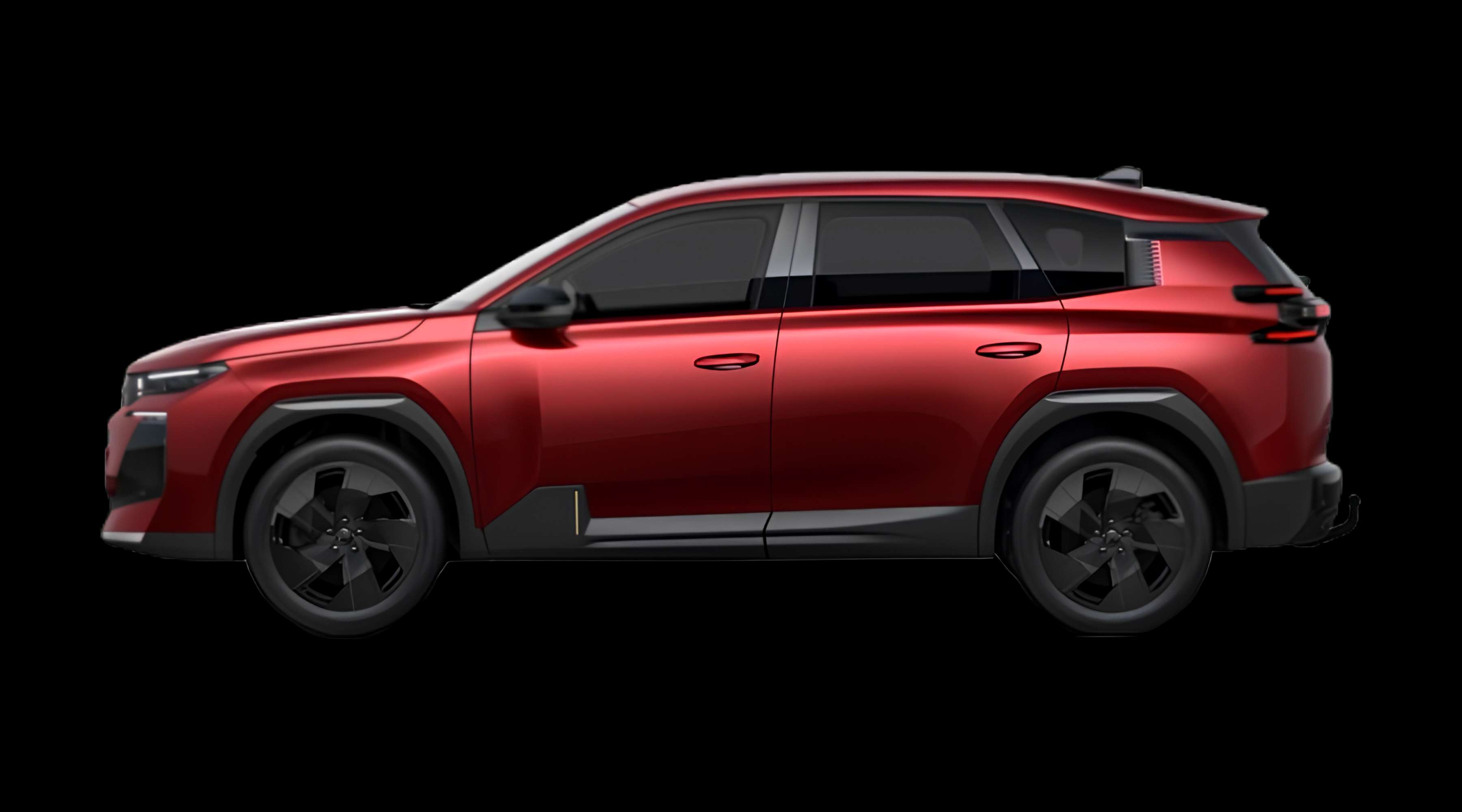 Seitenansicht eines Citroën C5 Aircross