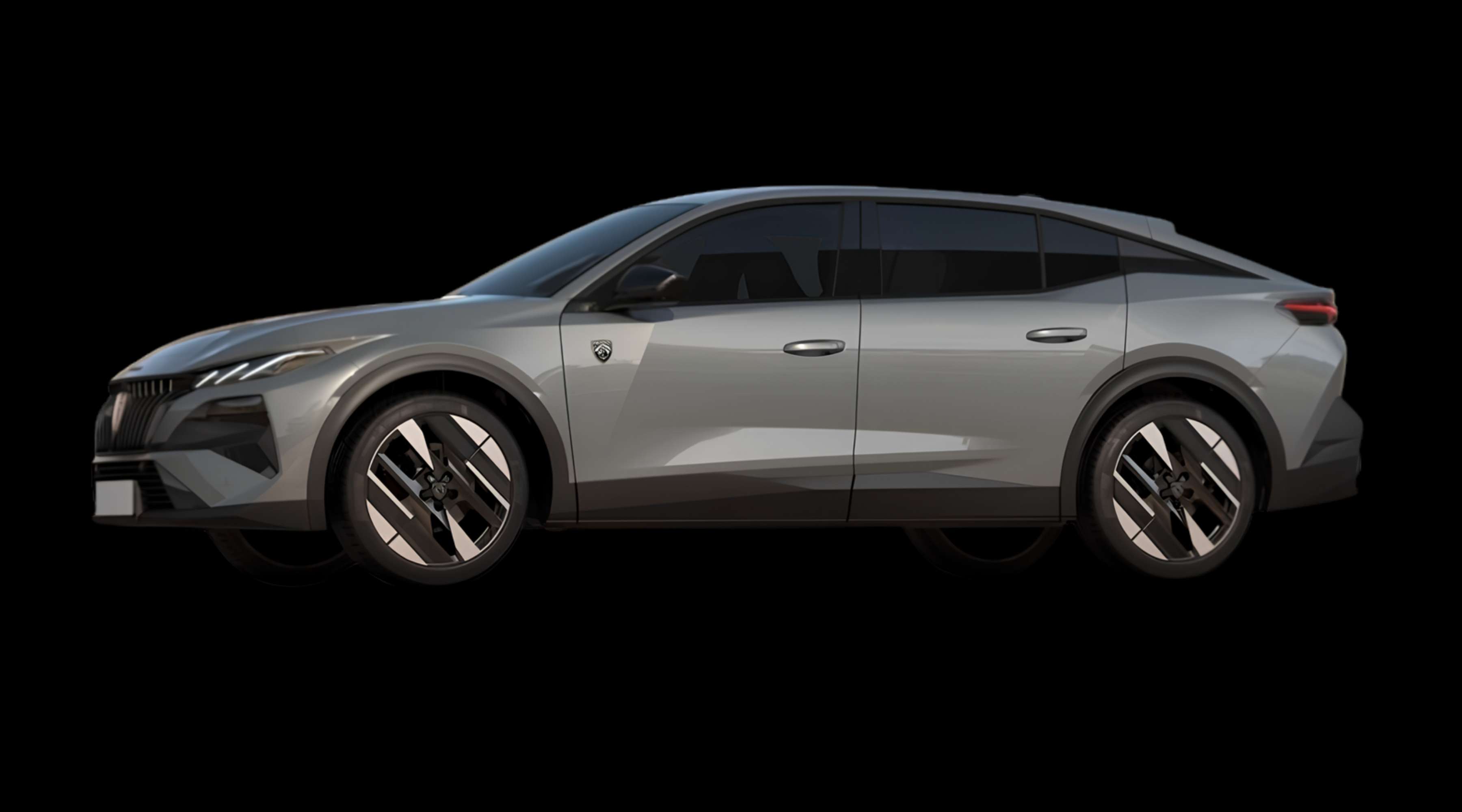 Seitenansicht eines Peugeot 408