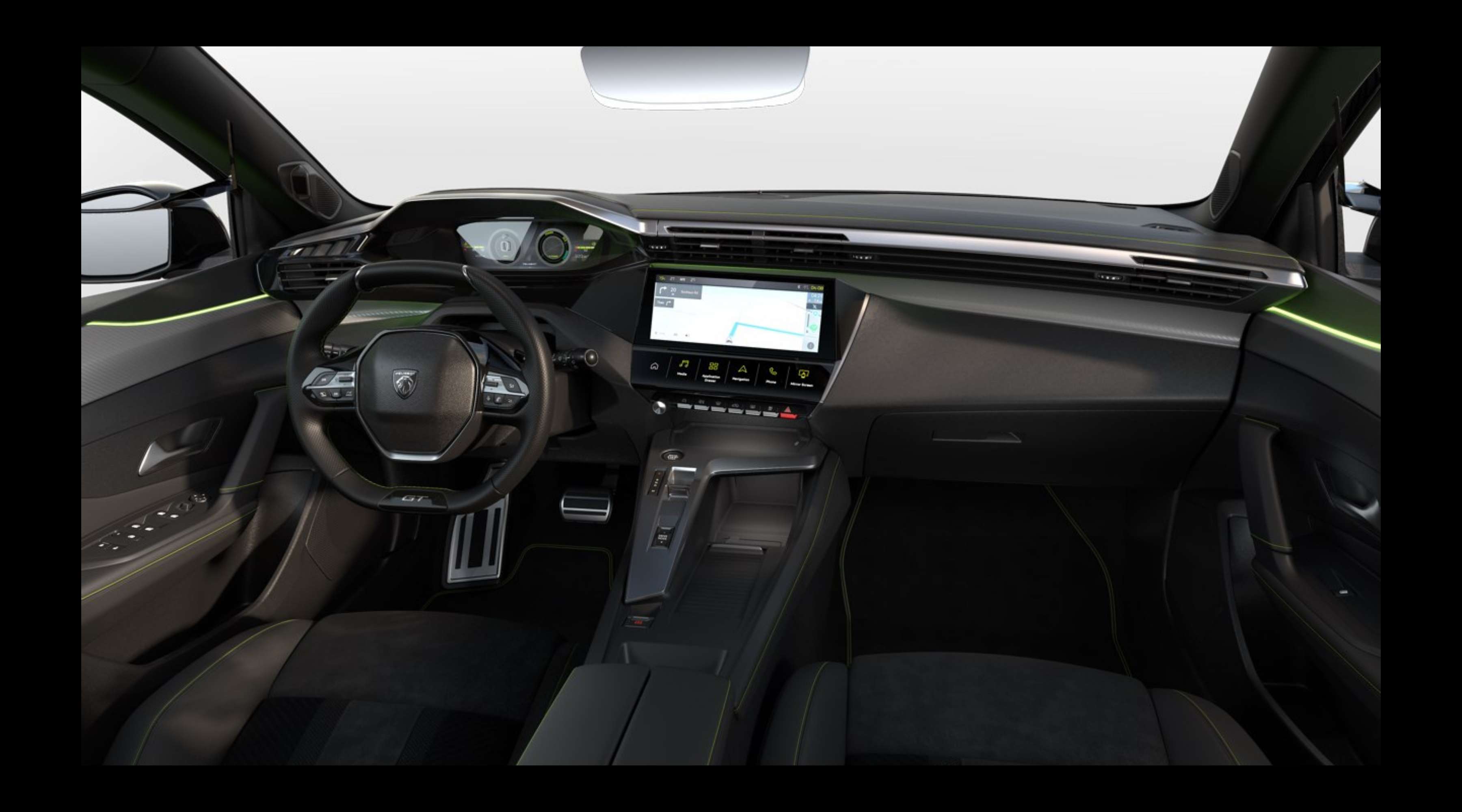 Armaturenbrett eines Peugeot 408