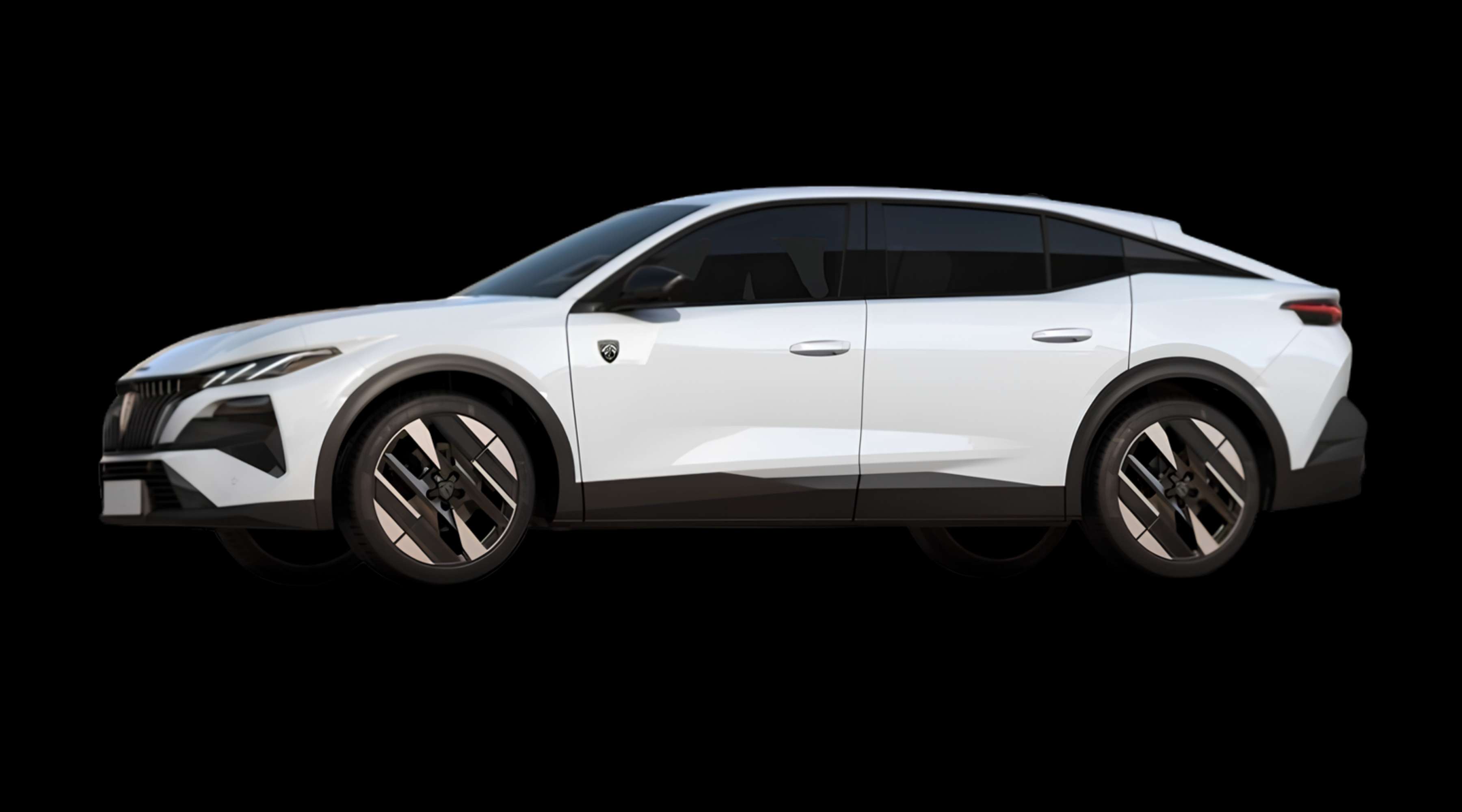 Seitenansicht eines Peugeot 408