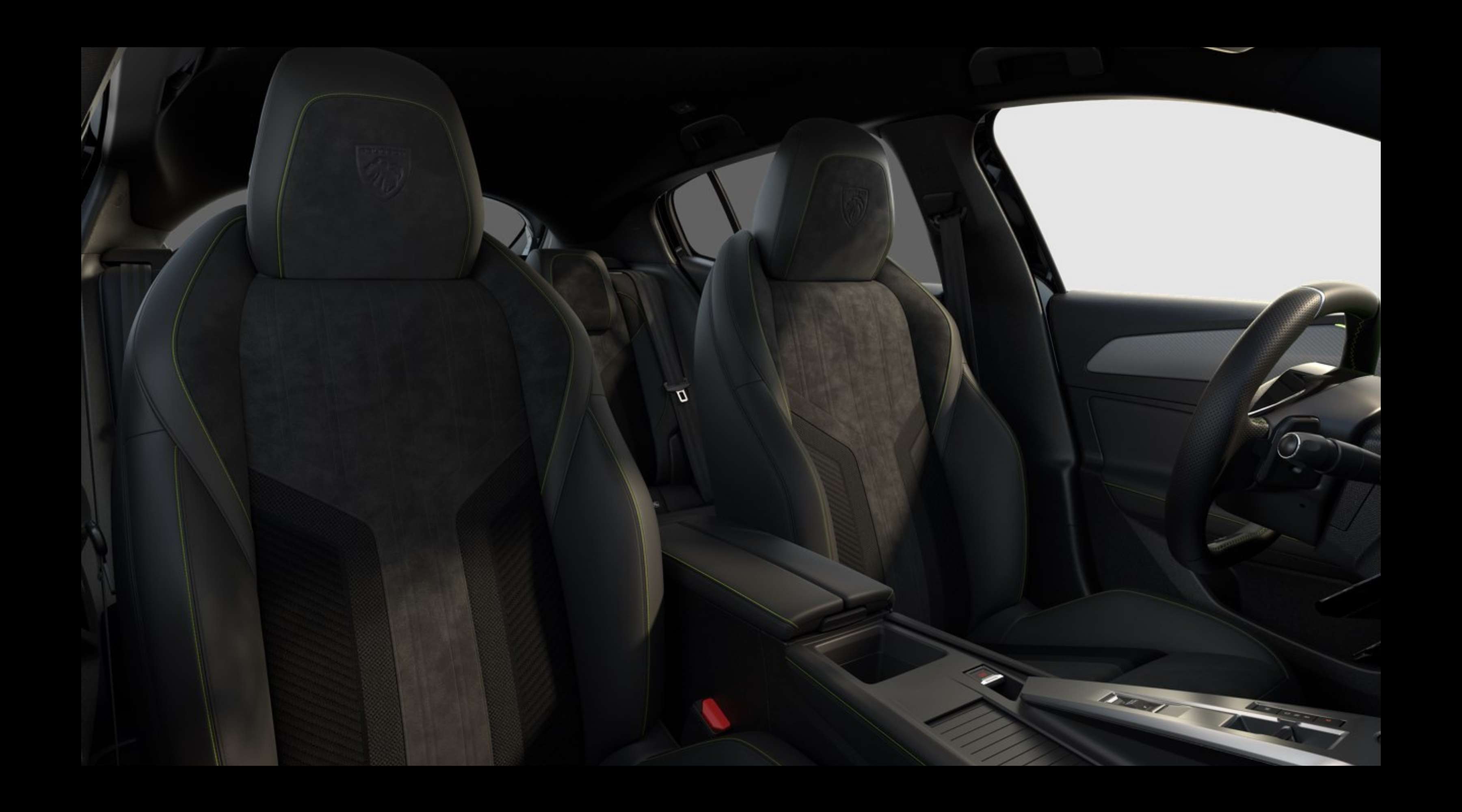 Vordersitze eines Peugeot 408