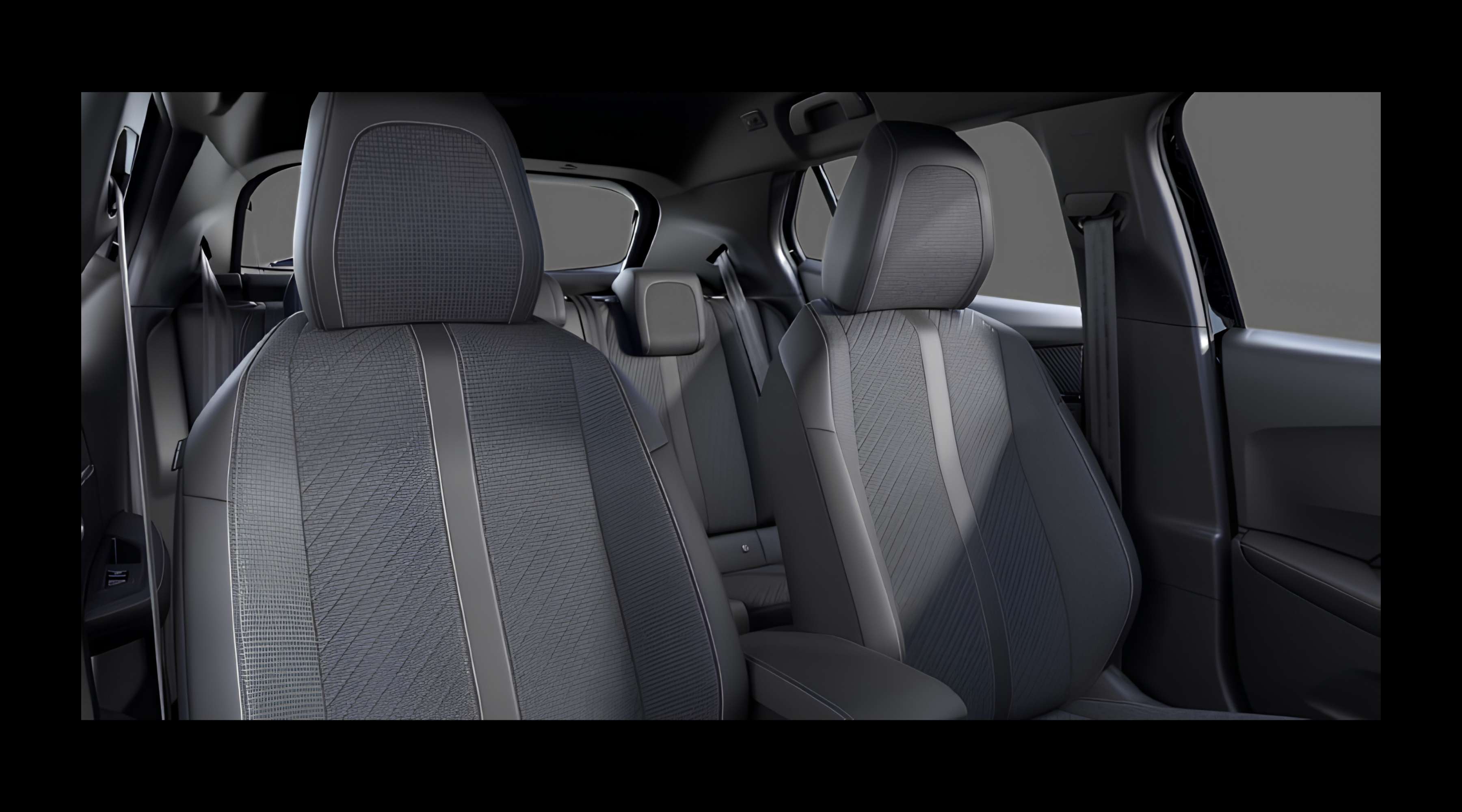 Vordersitze eines Peugeot 2008