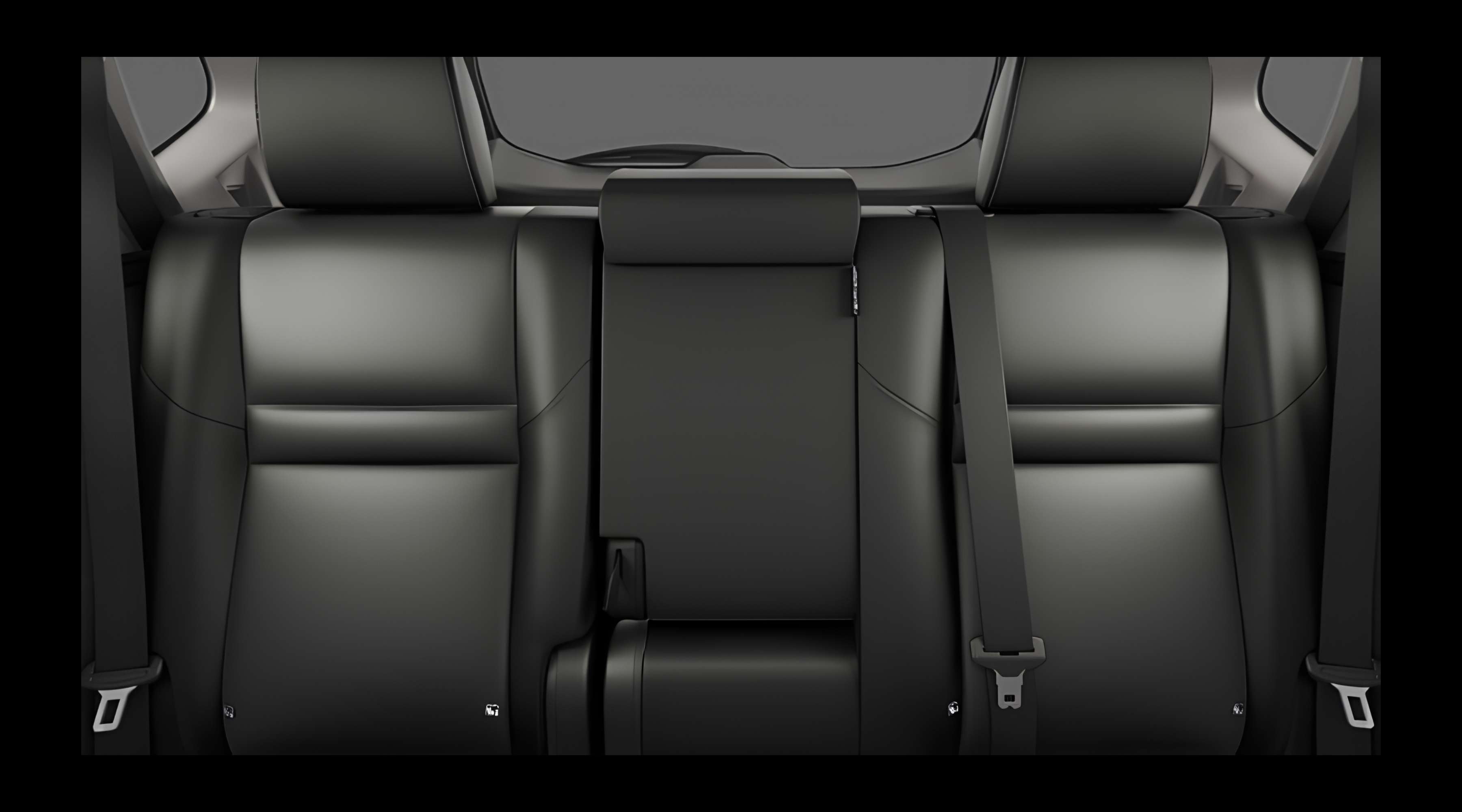 Rücksitzbank eines Nissan X-TRAIL