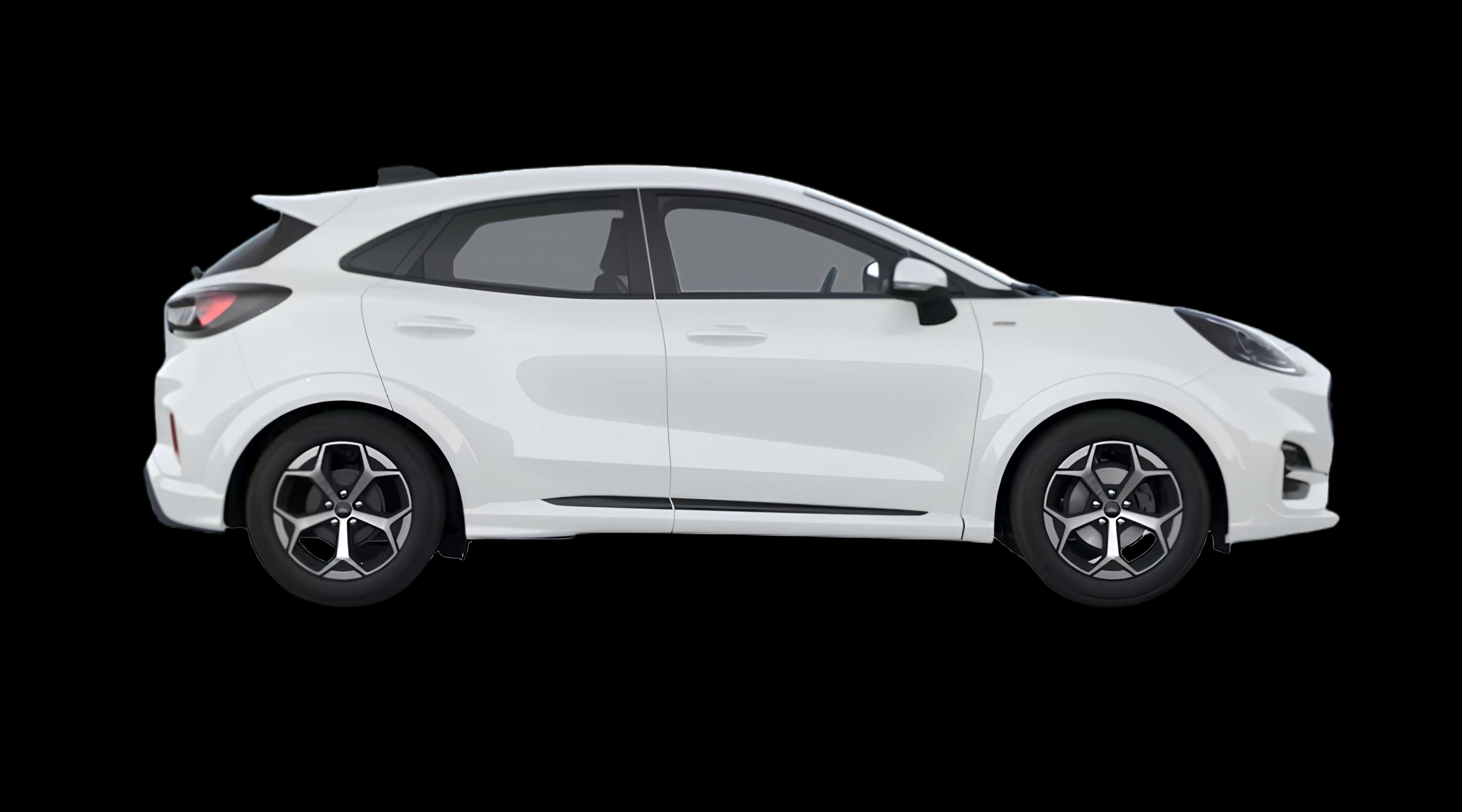 Seitenansicht eines Ford Puma