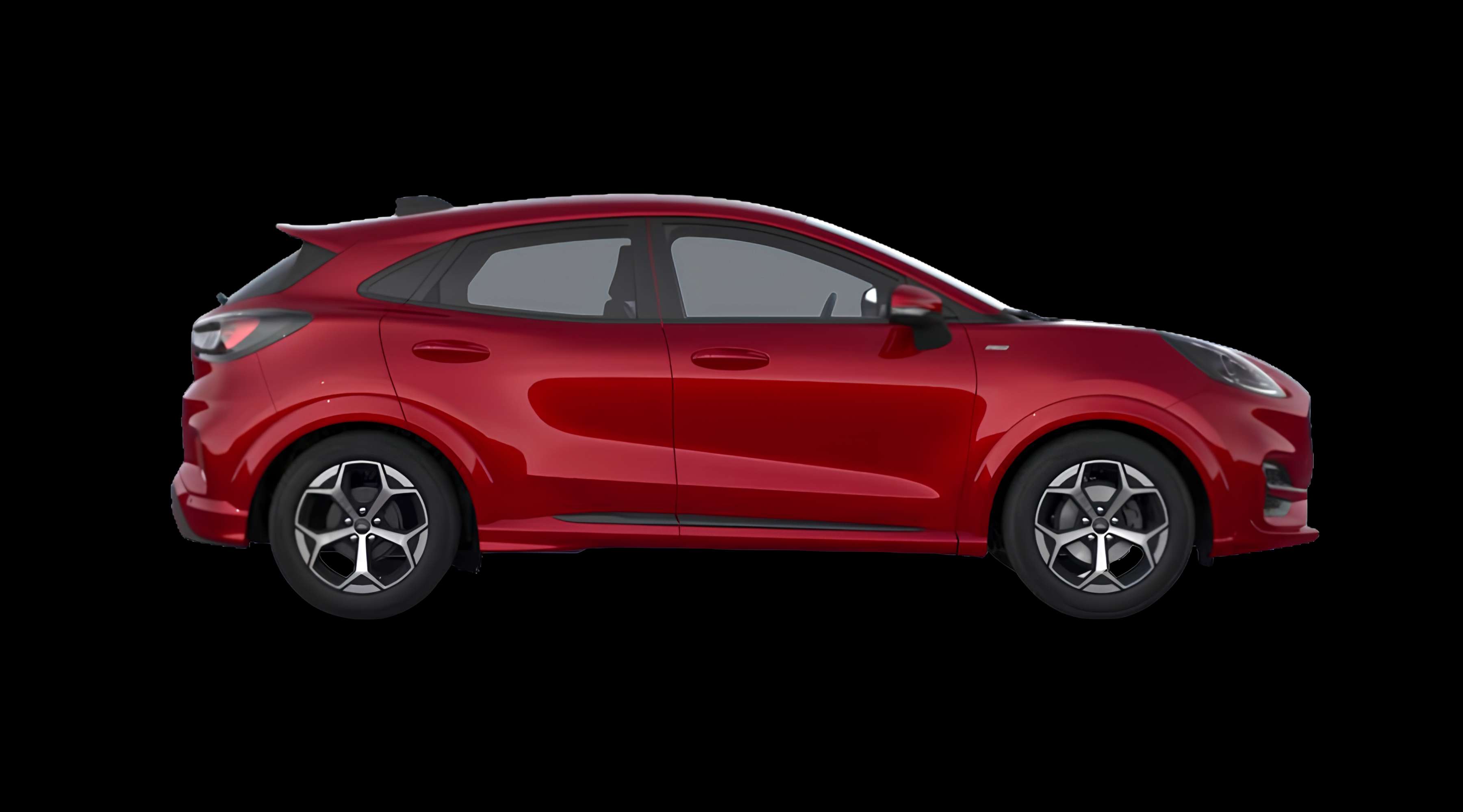 Seitenansicht eines Ford Puma