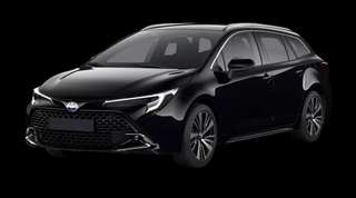 Schräge Frontansicht auf einen Toyota Corolla Teamplayer, freigestellt