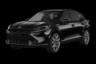 Schräge Frontansicht auf einen CUPRA Formentor VZ5, freigestellt