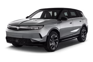 Schräge Frontansicht auf einen Opel Grandland Ultimate, freigestellt