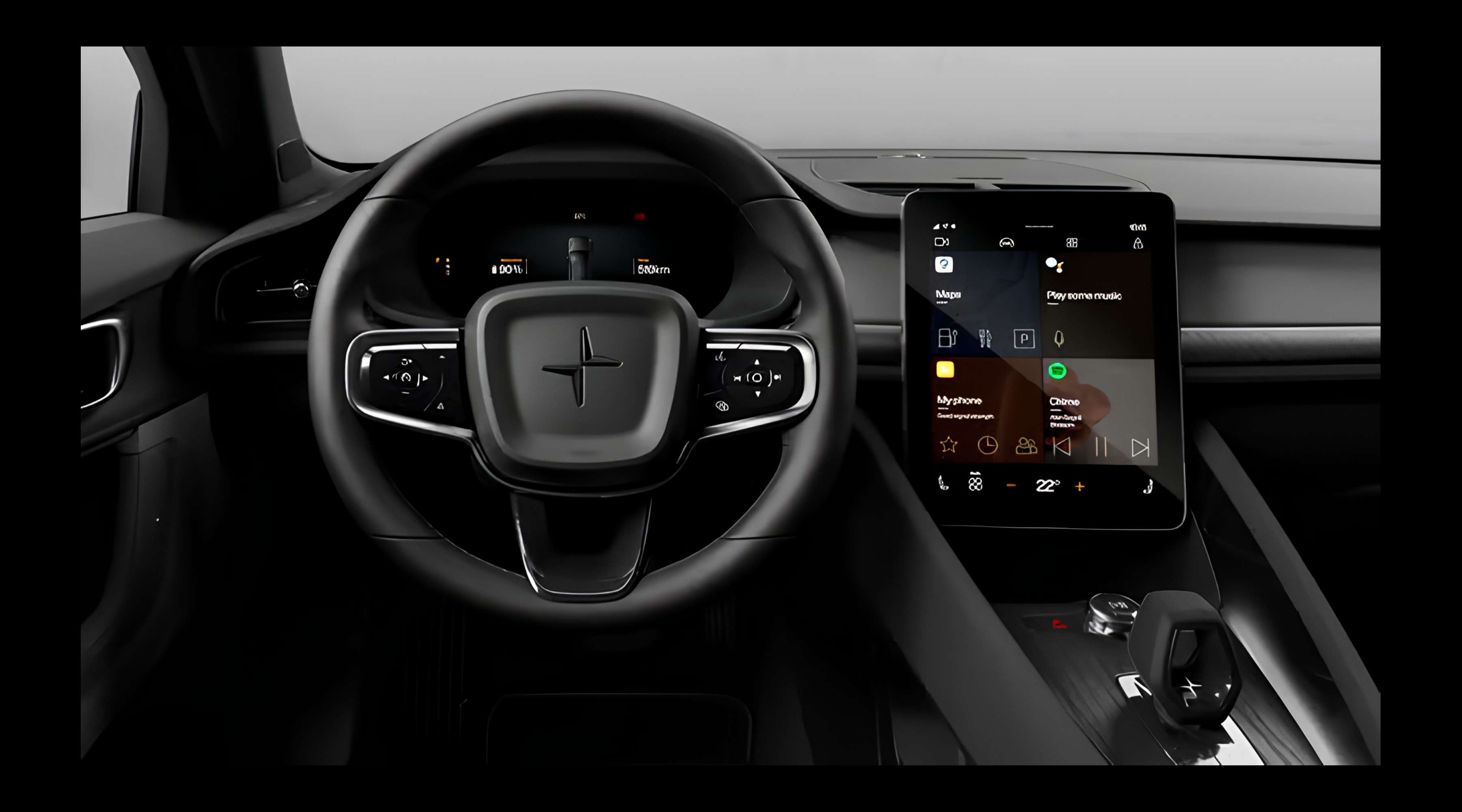 Lenkrad eines Polestar 2