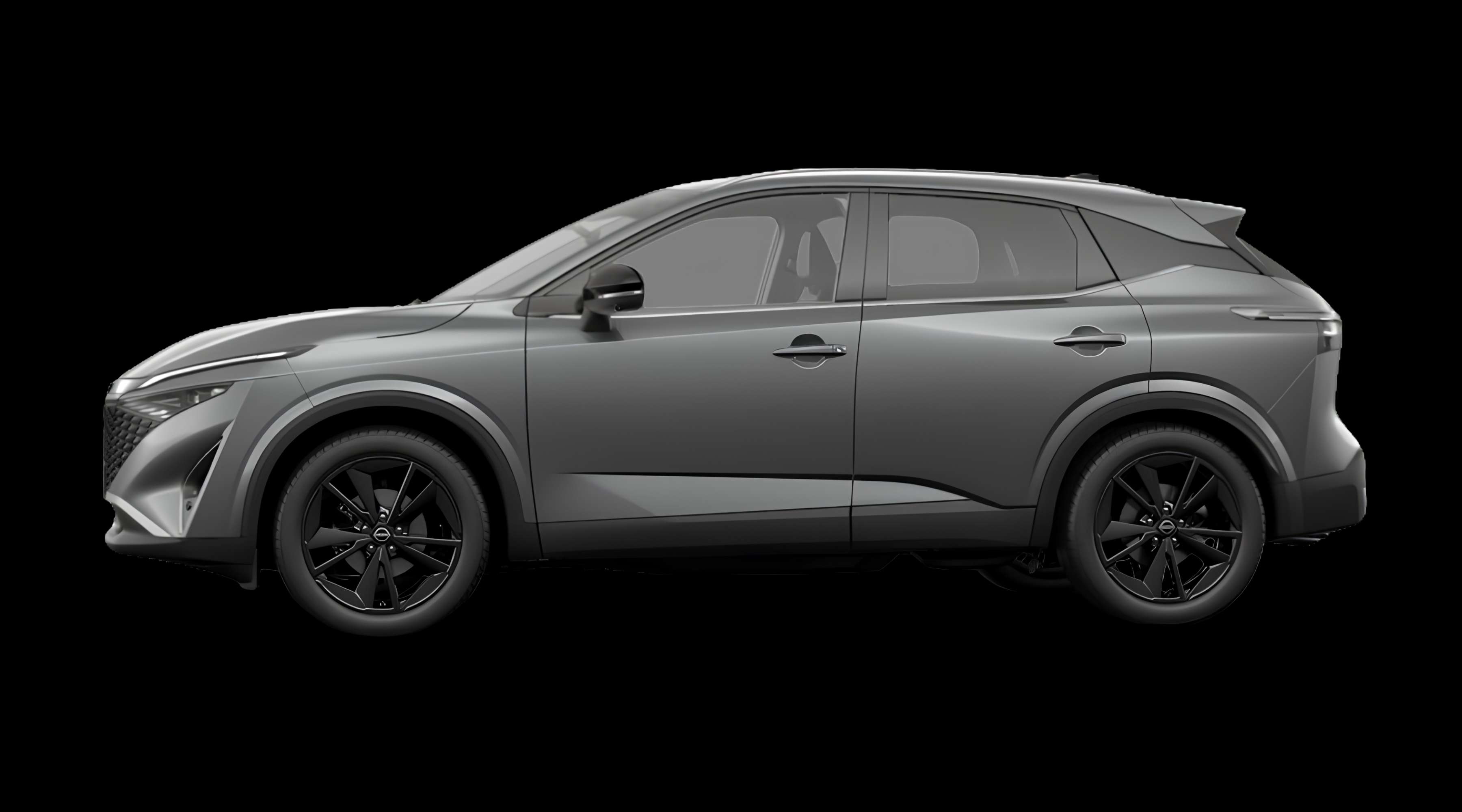 Seitenansicht eines Nissan Qashqai
