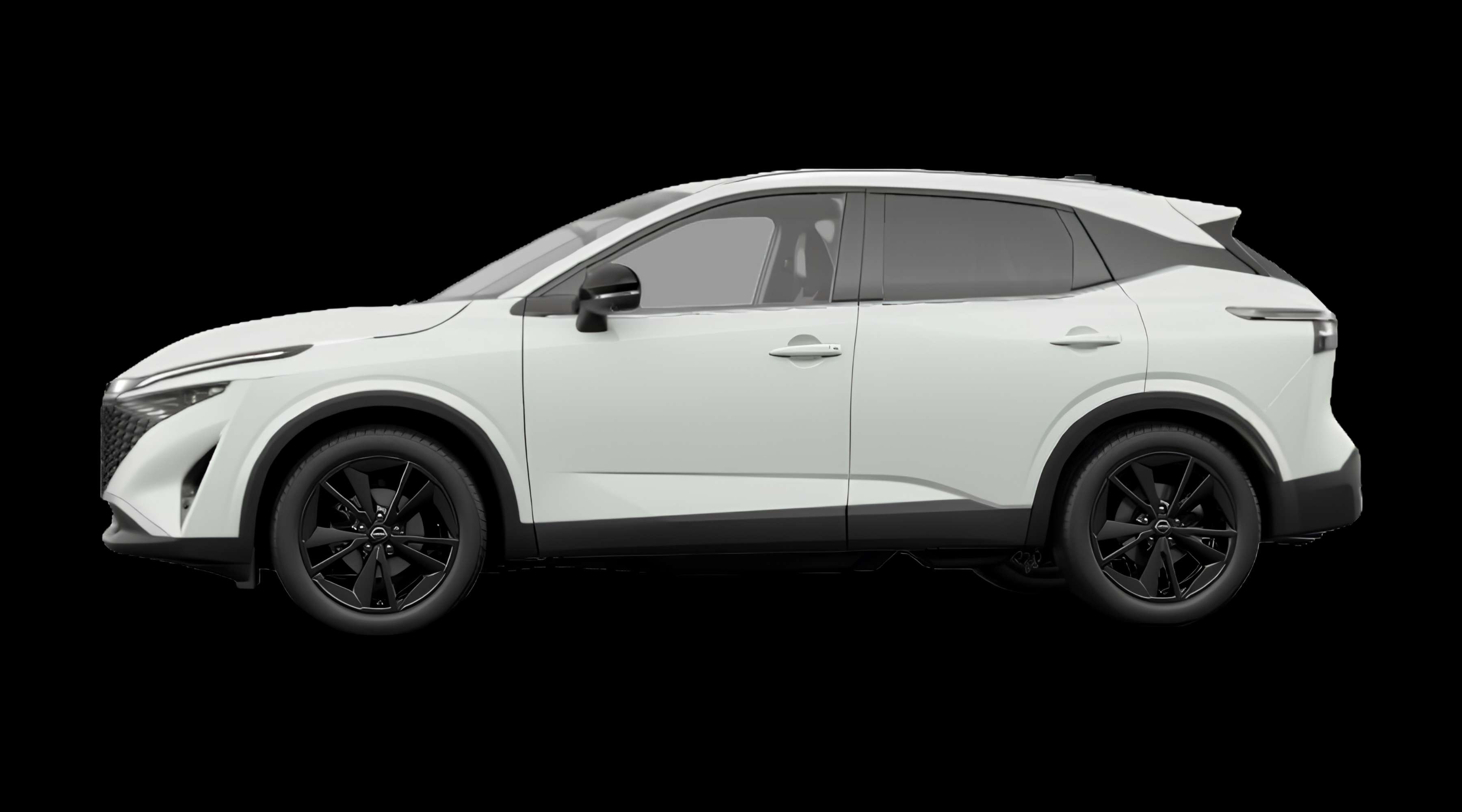 Seitenansicht eines Nissan Qashqai