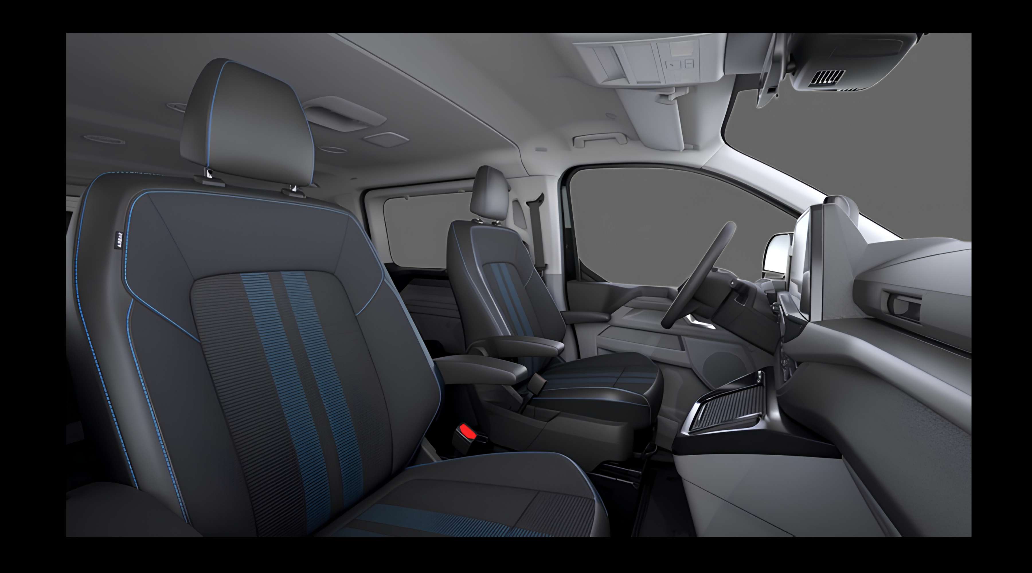 Vordersitze eines Ford Tourneo Custom