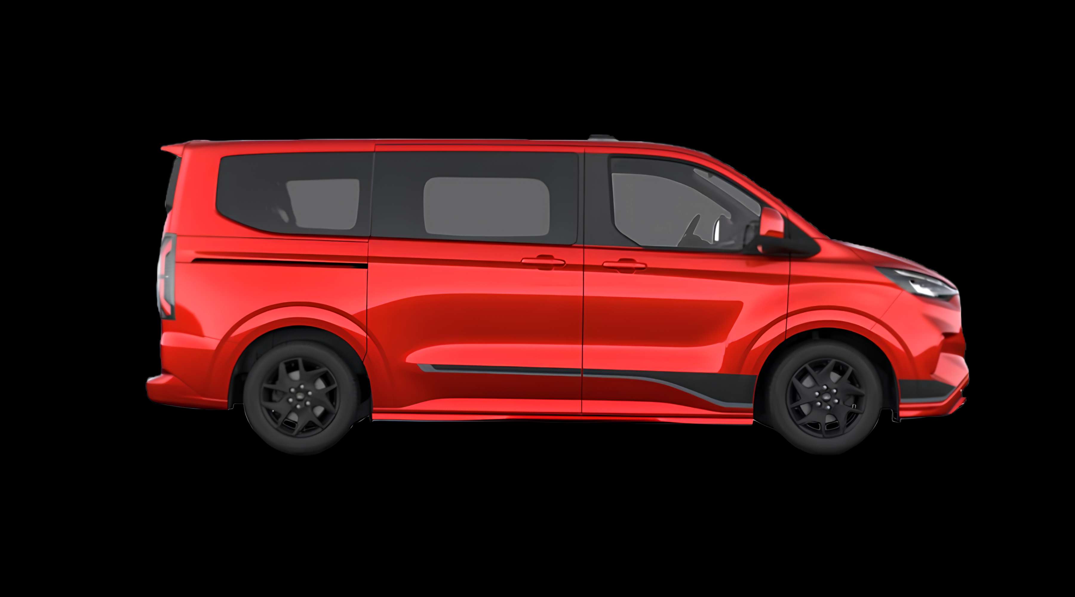 Seitenansicht eines Ford Tourneo Custom