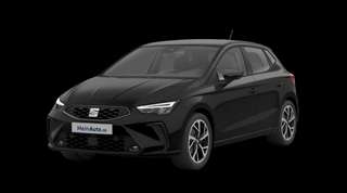 Schräge Frontansicht auf einen SEAT Ibiza FR, freigestellt