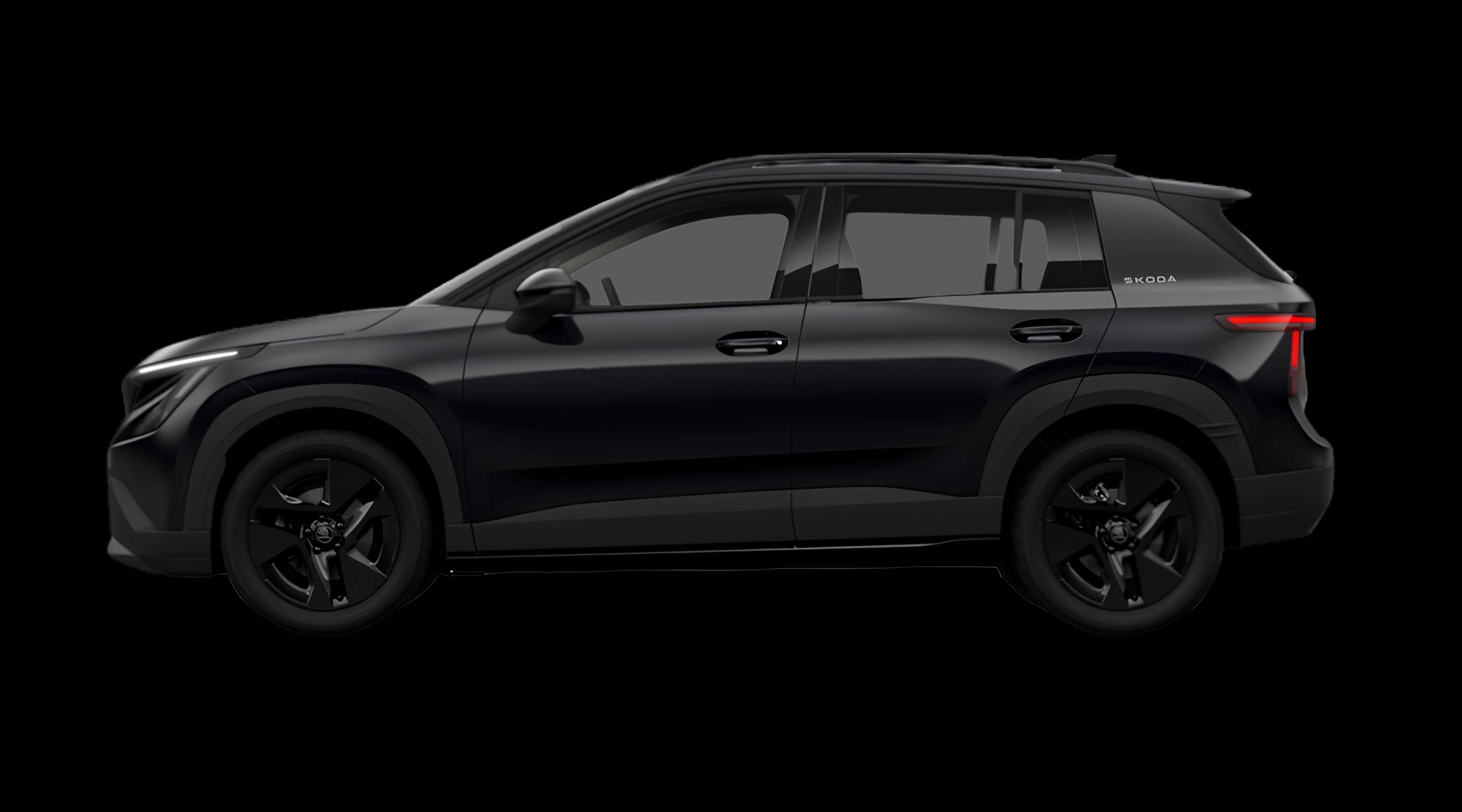 Seitenansicht eines Skoda Epiq