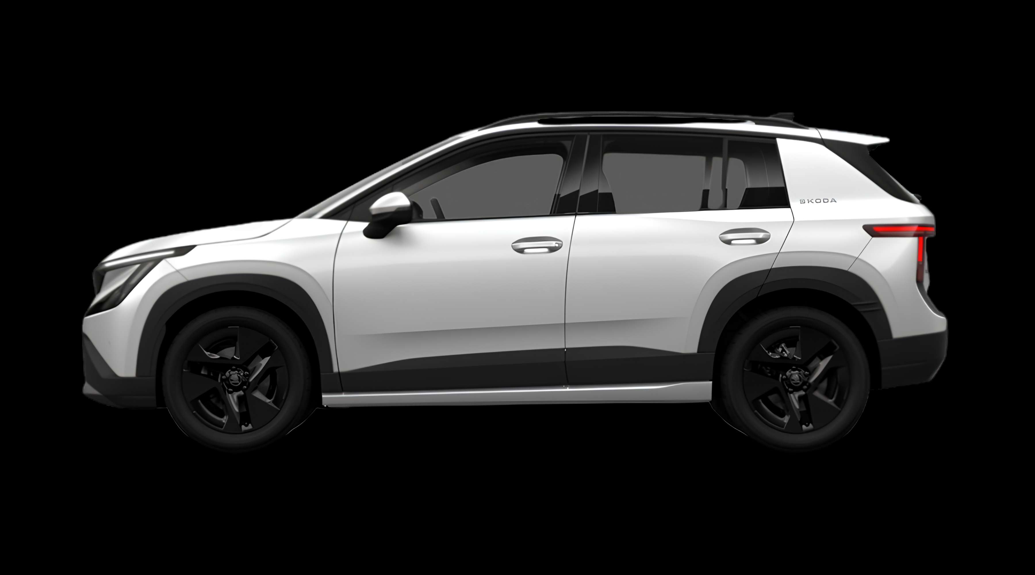 Seitenansicht eines Skoda Epiq