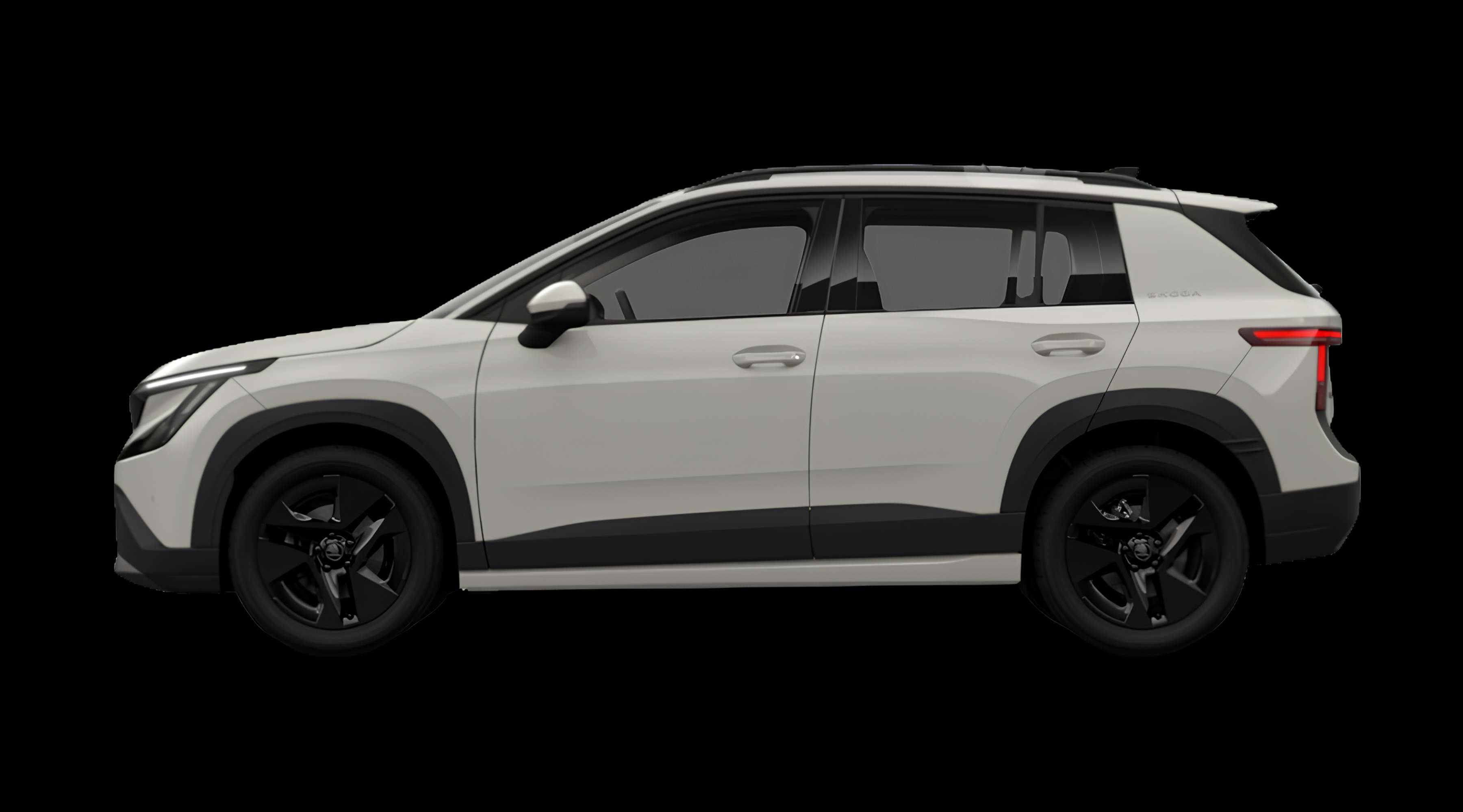 Seitenansicht eines Skoda Epiq