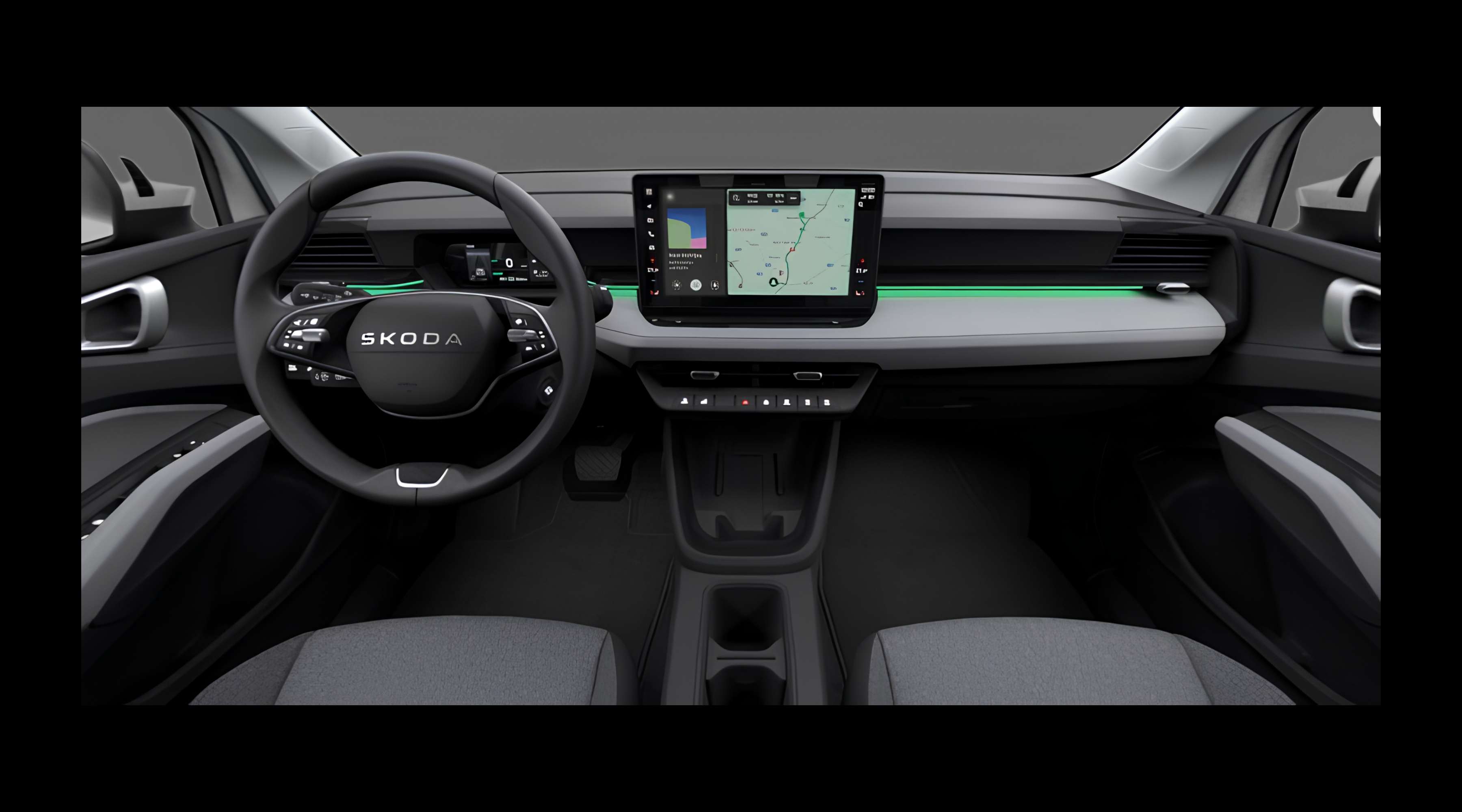 Armaturenbrett eines Skoda Epiq