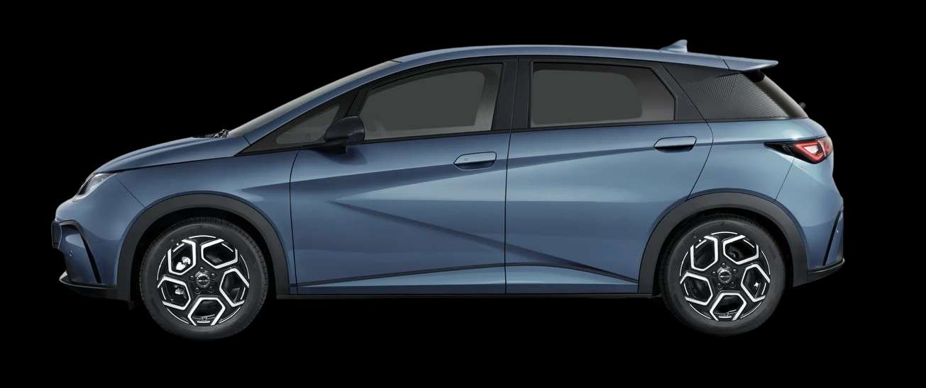 Seitenansicht eines BYD Dolphin
