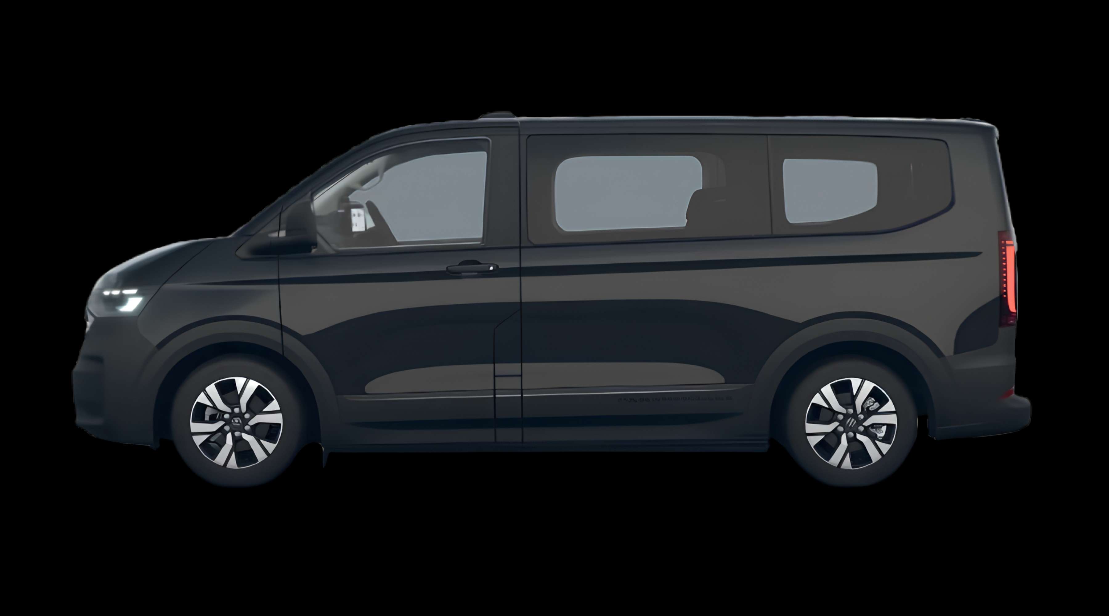 Seitenansicht eines Volkswagen e-Transporter