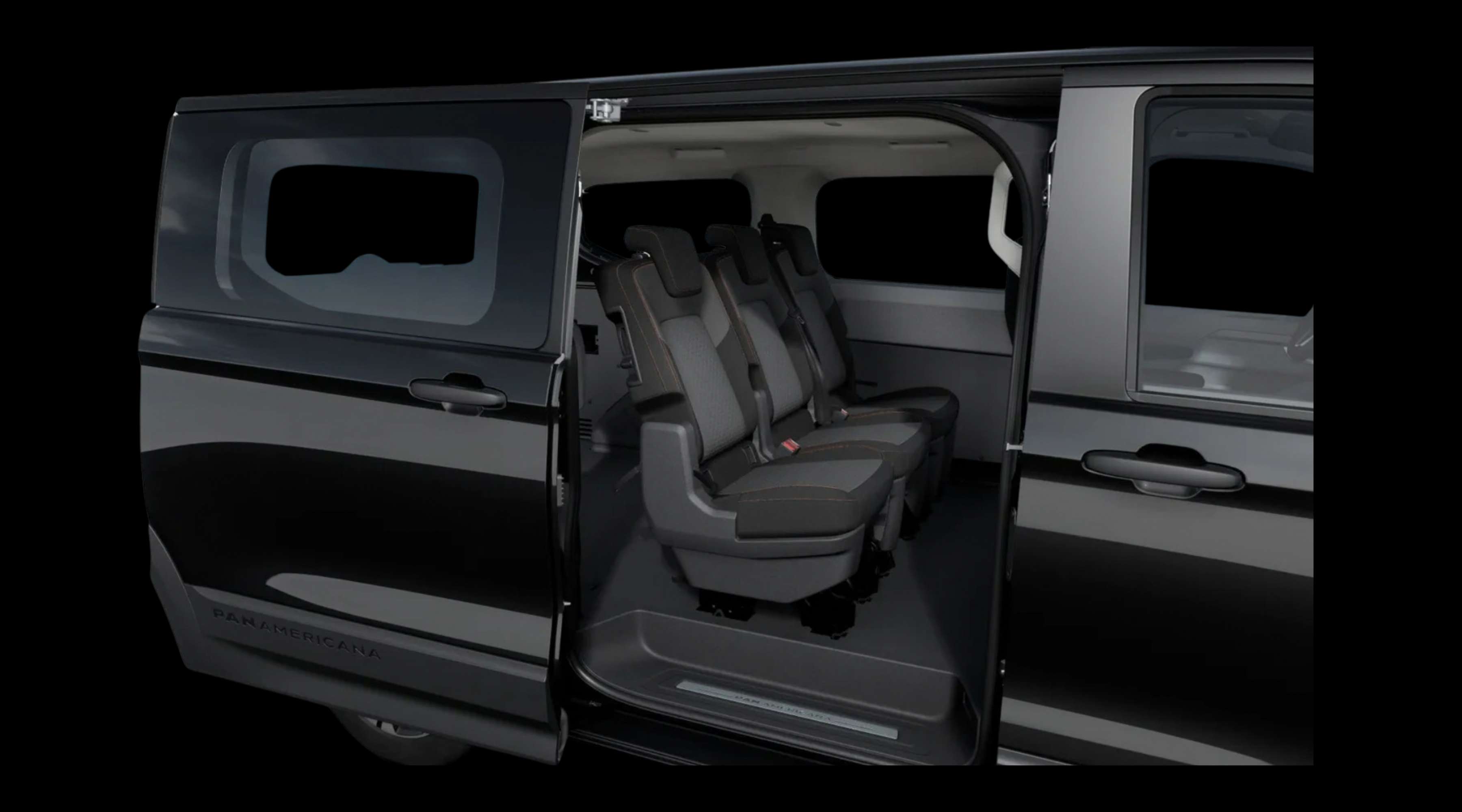 Rücksitzbank eines Volkswagen e-Transporter