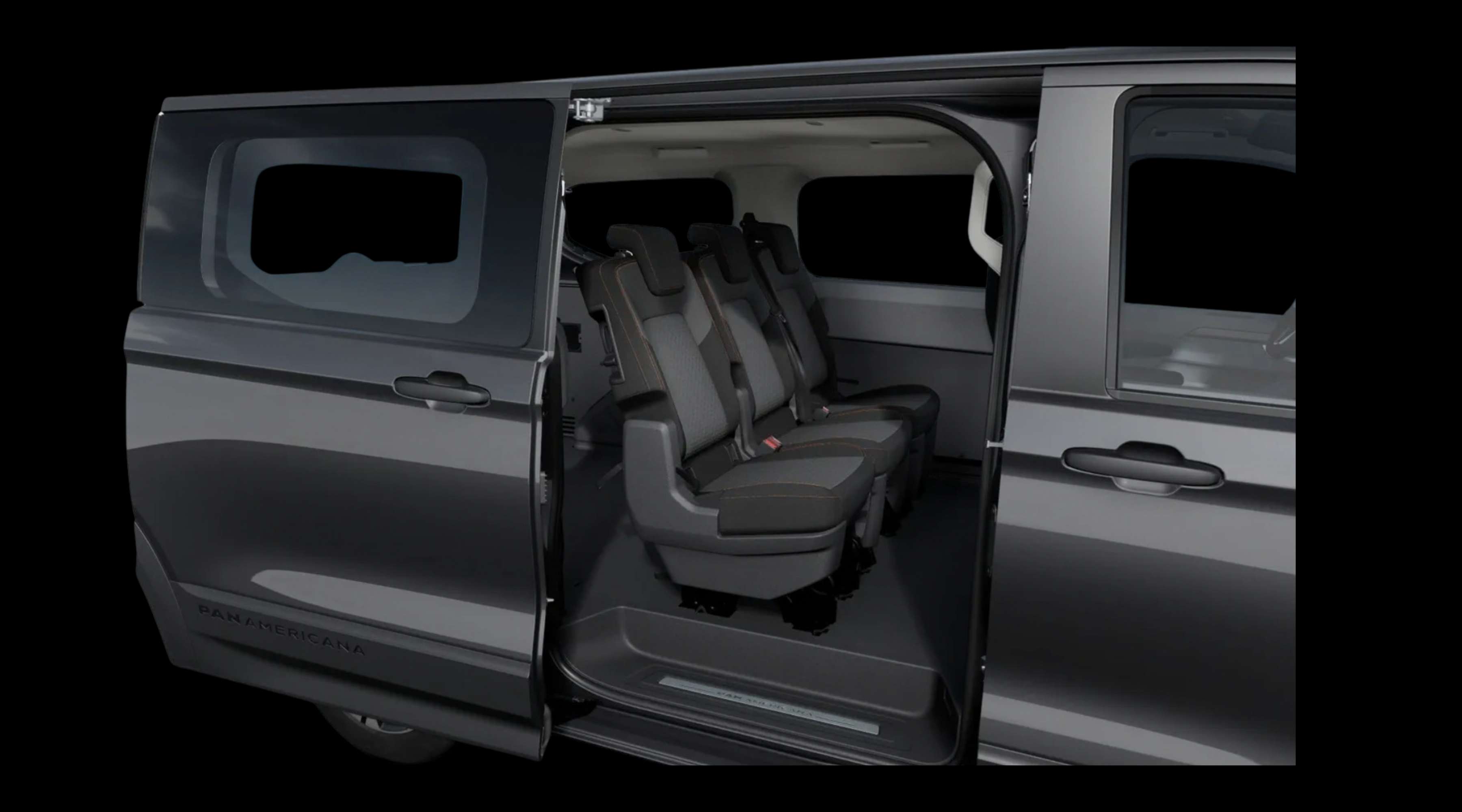 Rücksitzbank eines Volkswagen e-Transporter