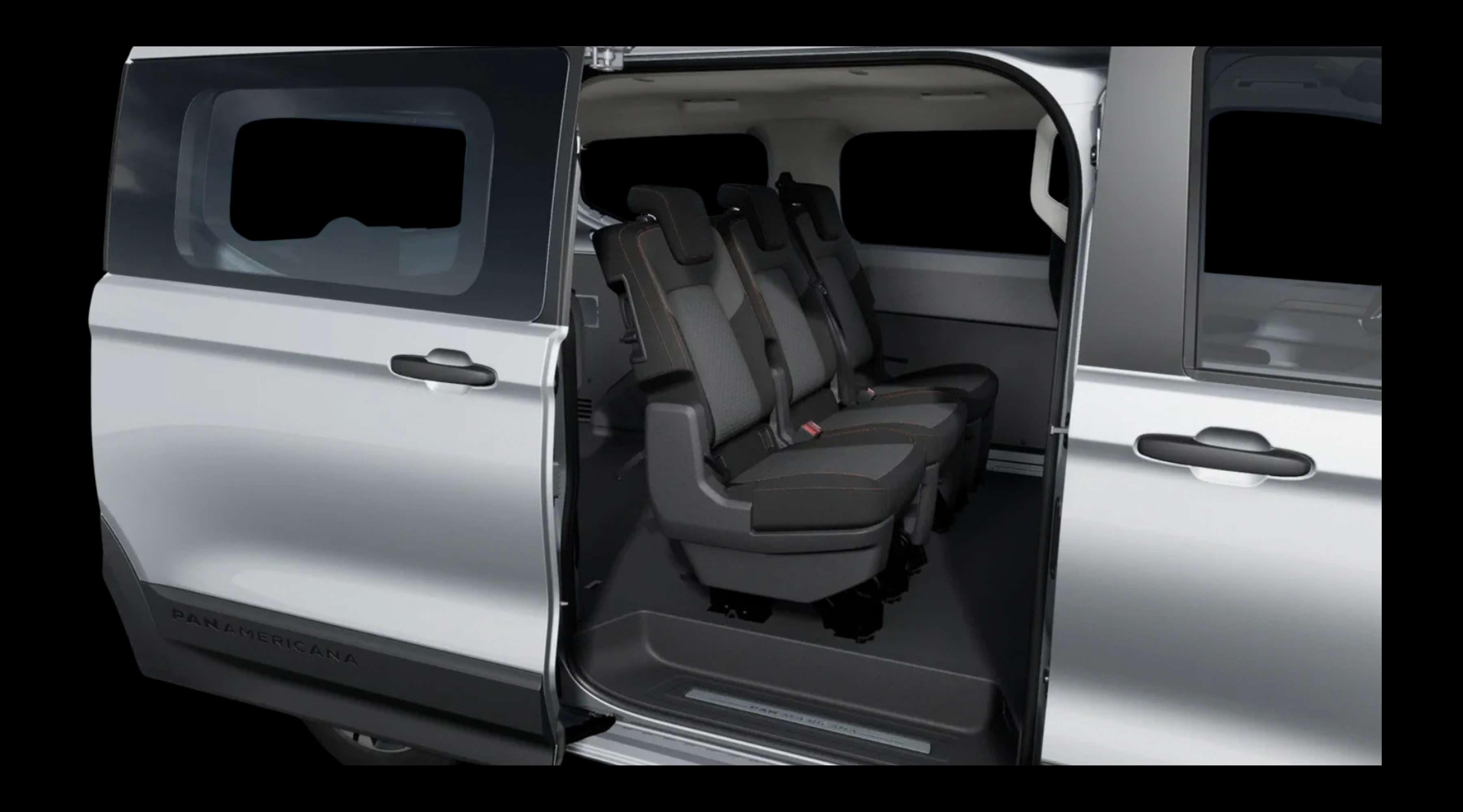 Rücksitzbank eines Volkswagen e-Transporter