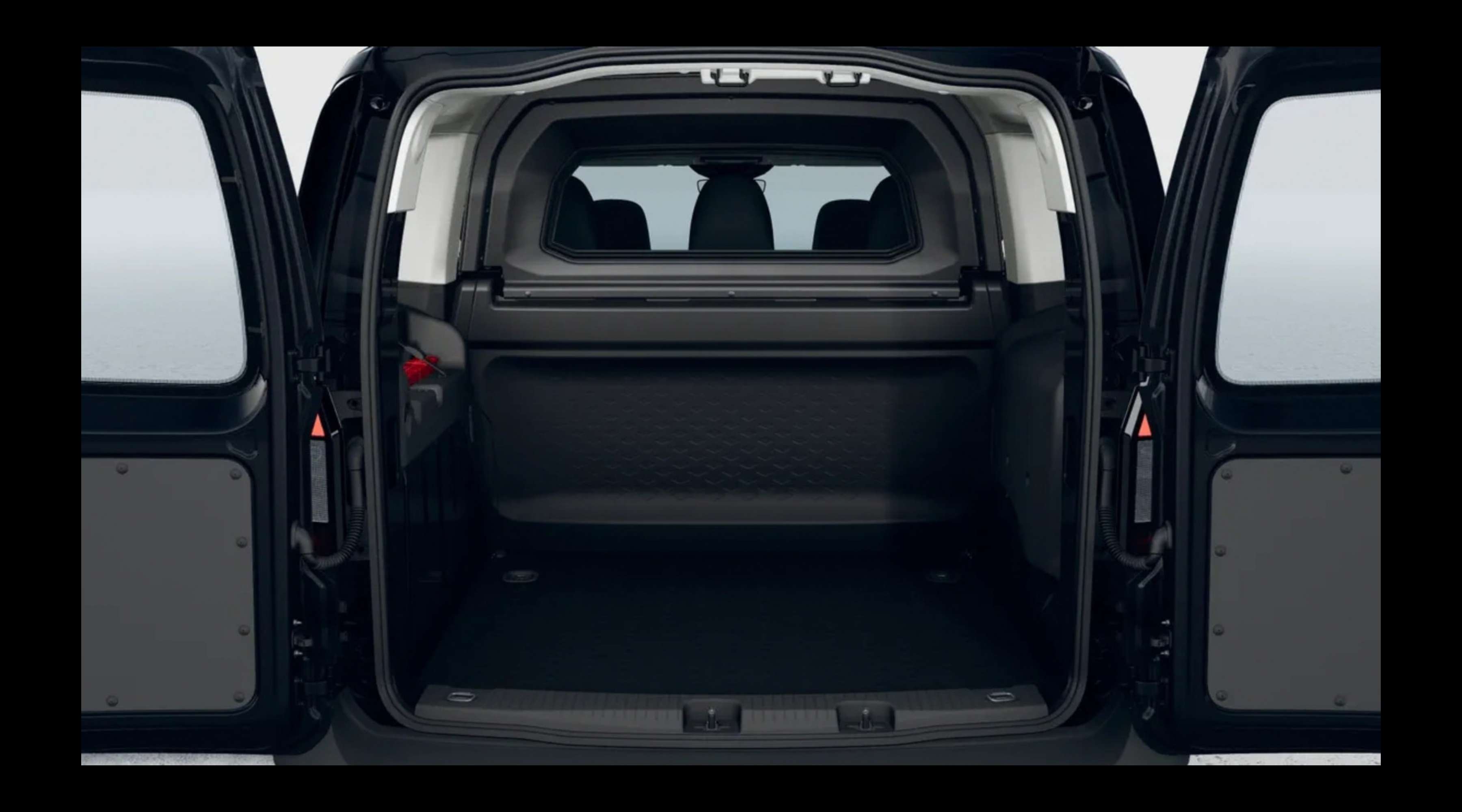 Kofferraum eines Volkswagen Caddy