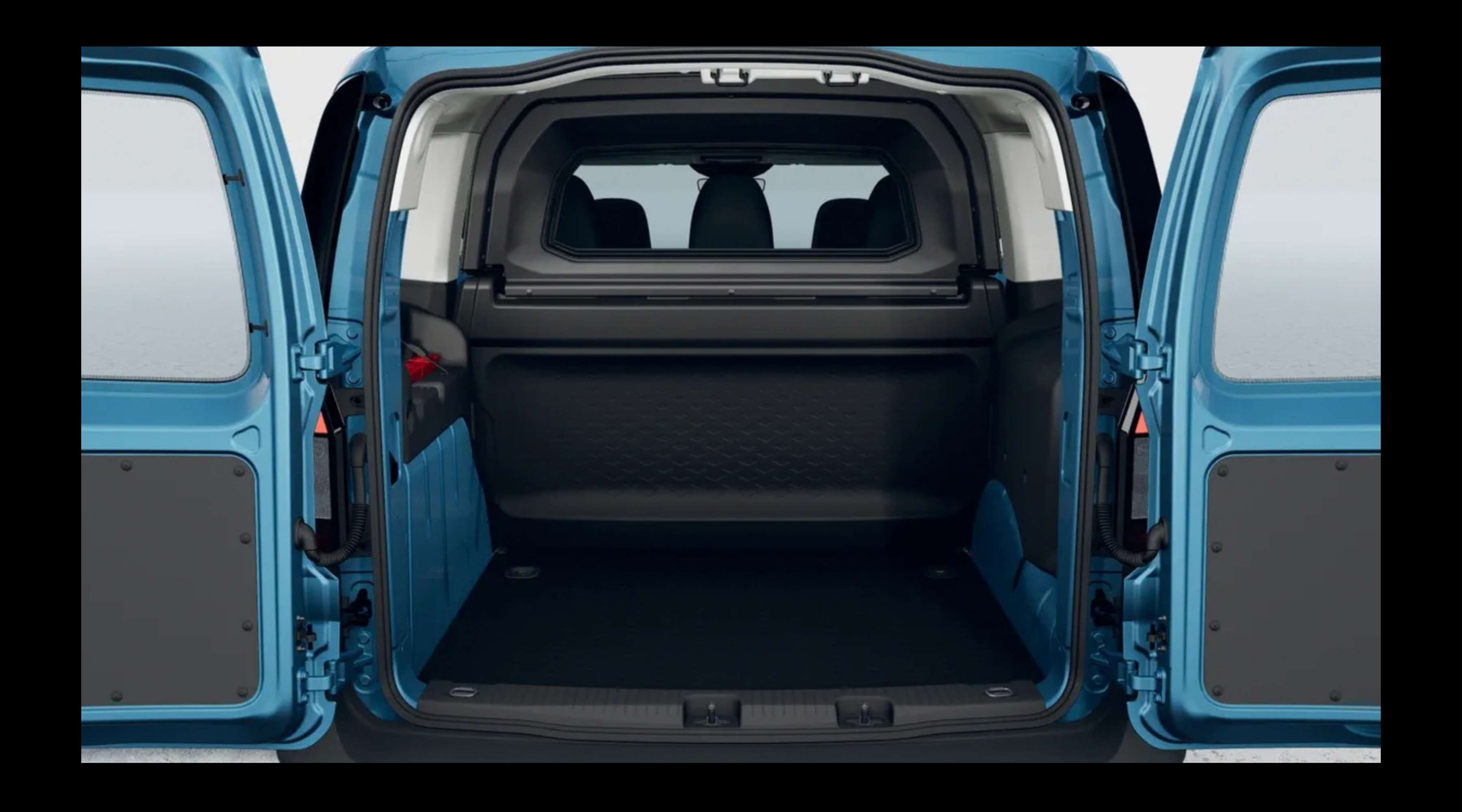 Kofferraum eines Volkswagen Caddy