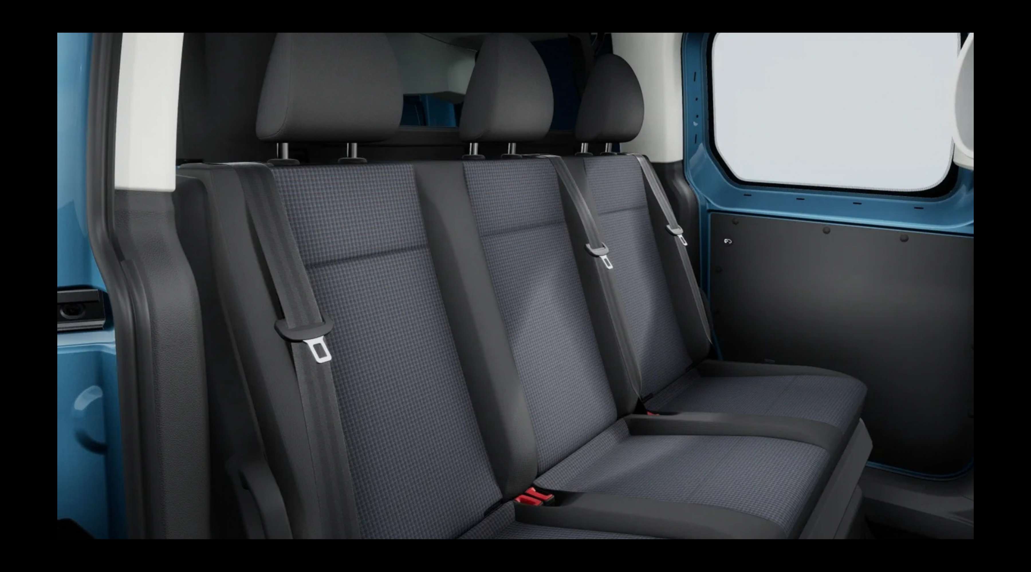 Rücksitzbank eines Volkswagen Caddy