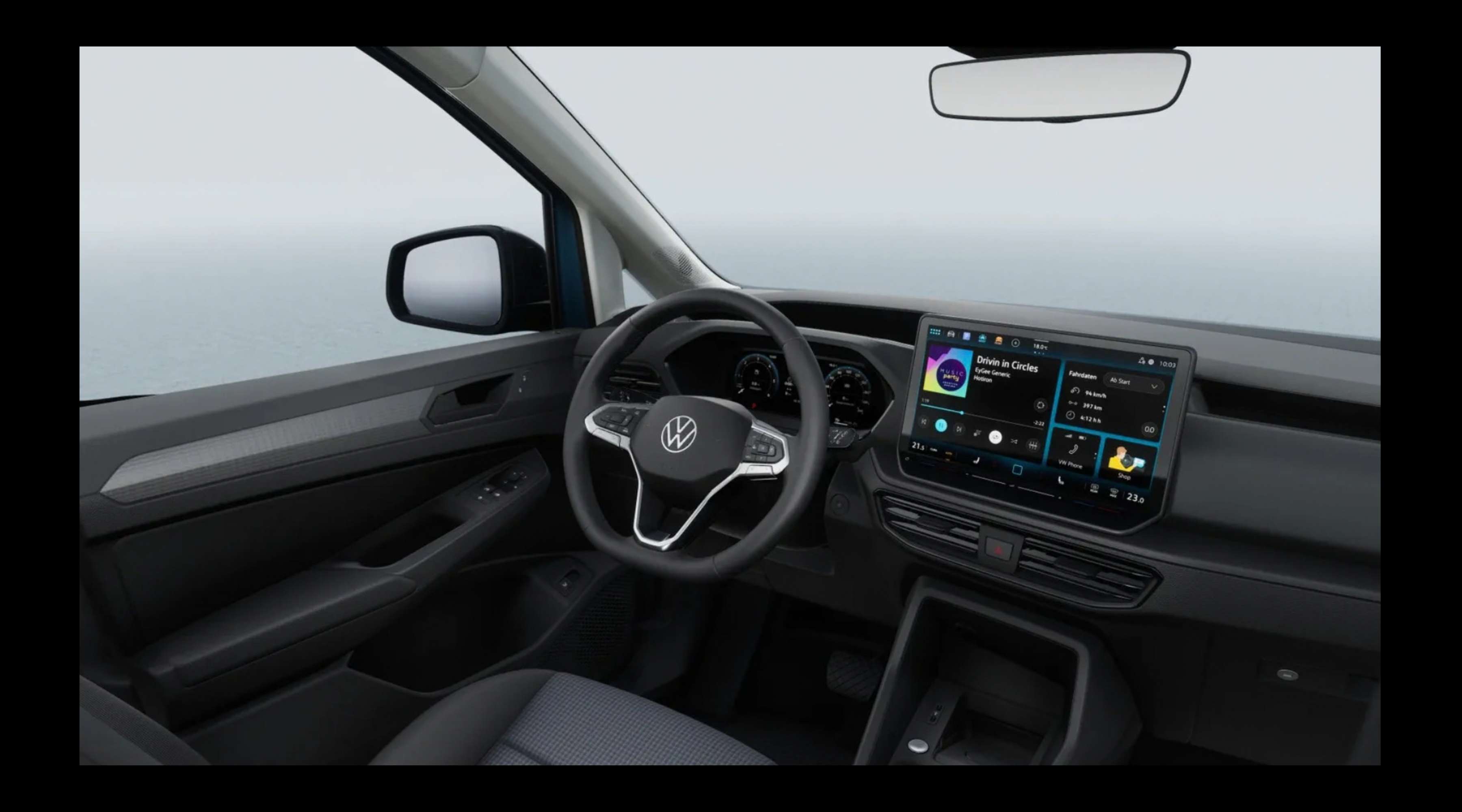 Armaturenbrett eines Volkswagen Caddy