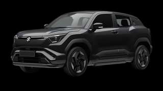 Schräge Frontansicht auf einen Suzuki e Vitara Comfort, freigestellt