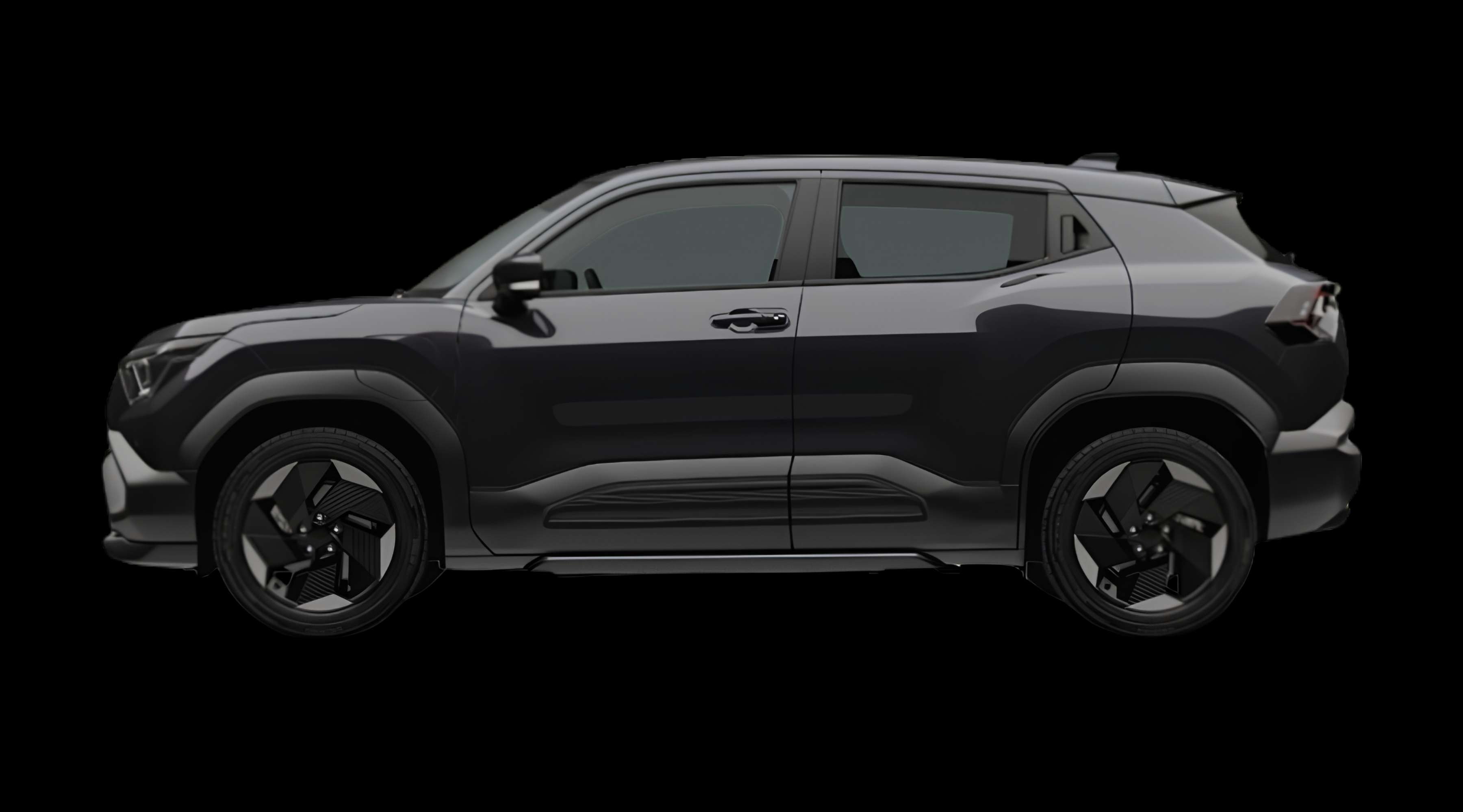 Seitenansicht eines Suzuki e Vitara