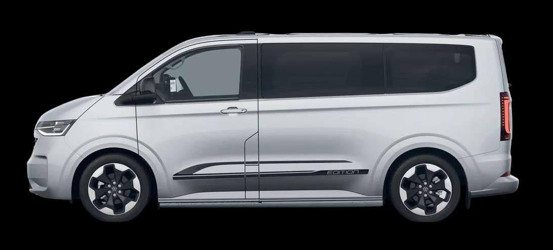 Seitenansicht eines Volkswagen e-Caravelle