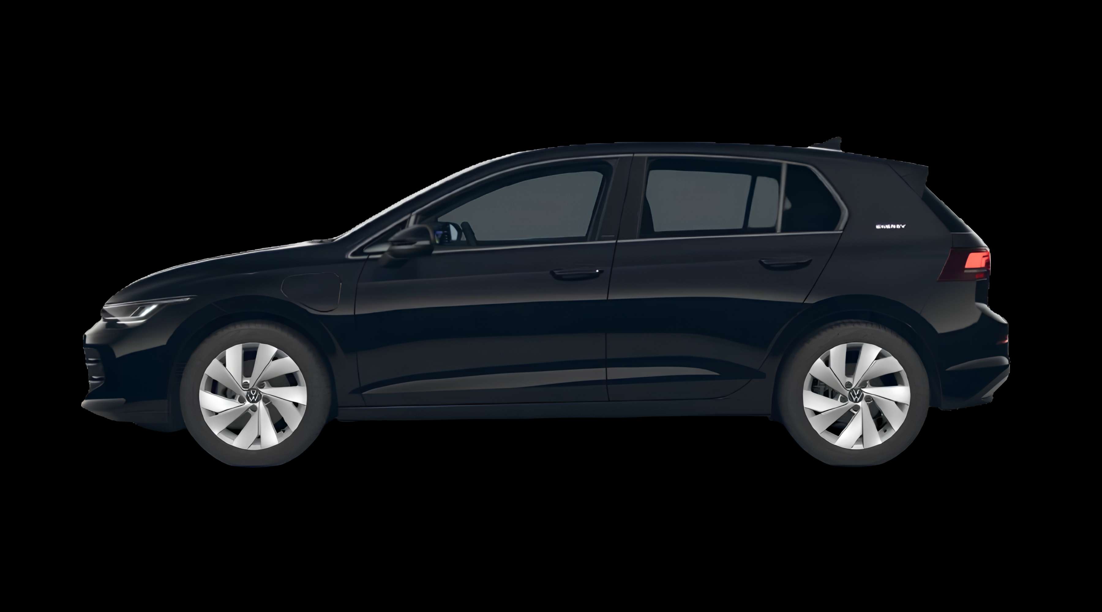 Seitenansicht eines Volkswagen Golf