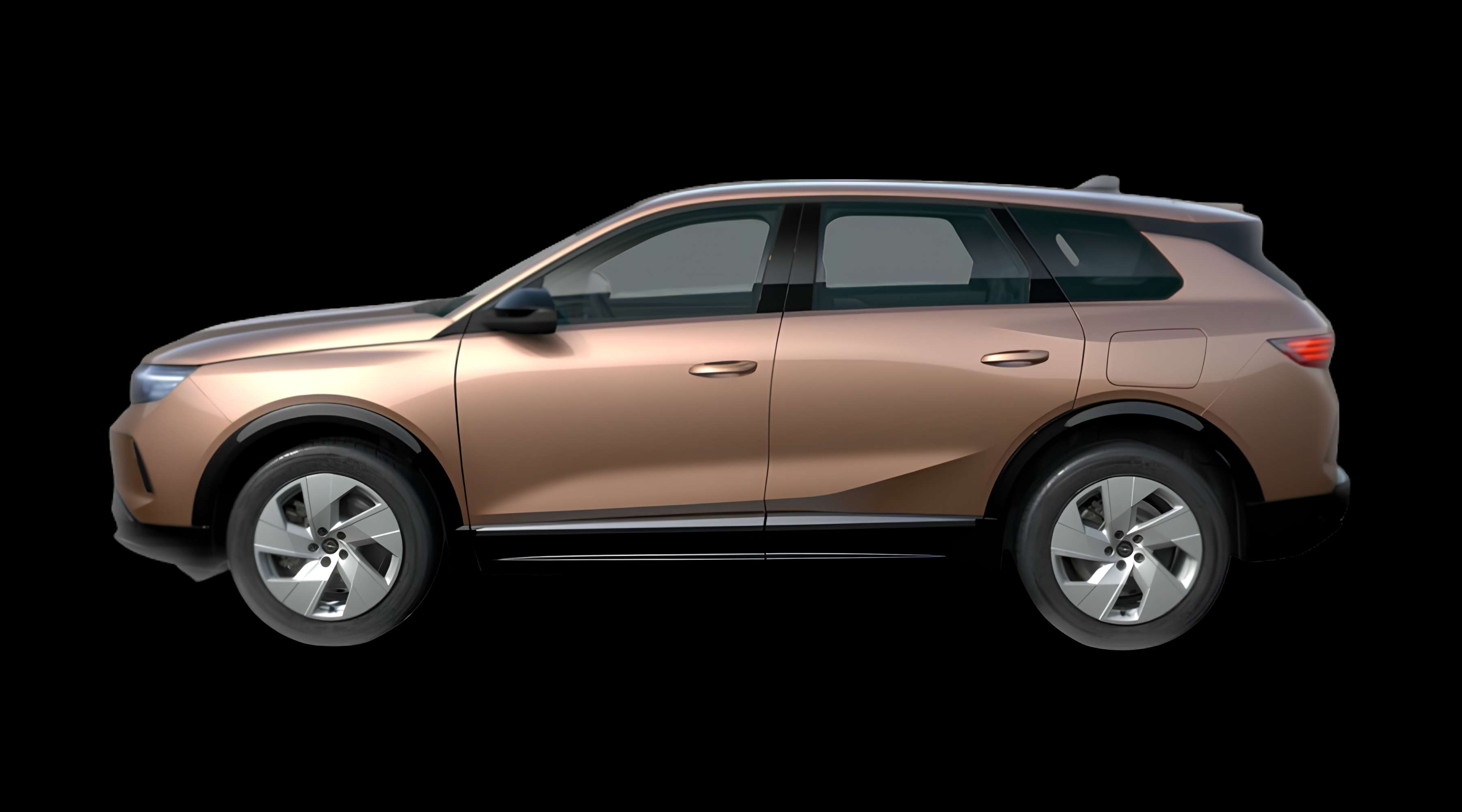 Seitenansicht eines Opel Grandland