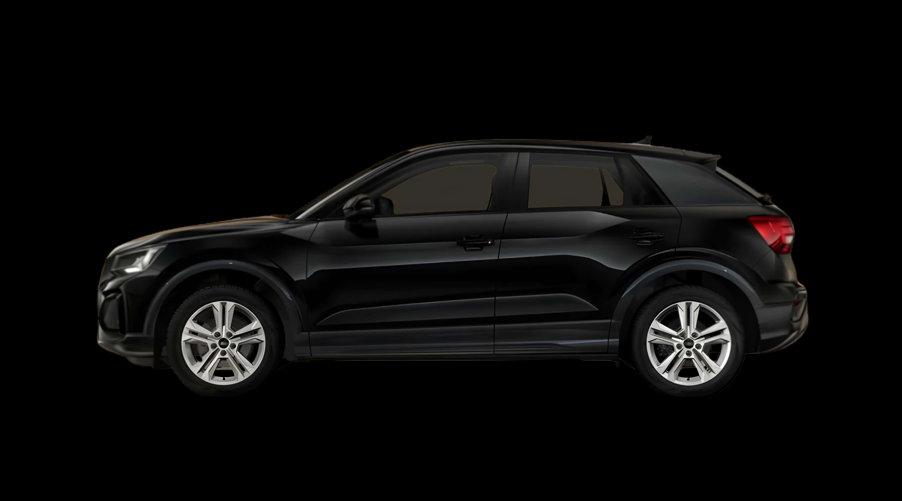 Seitenansicht eines Audi Q2