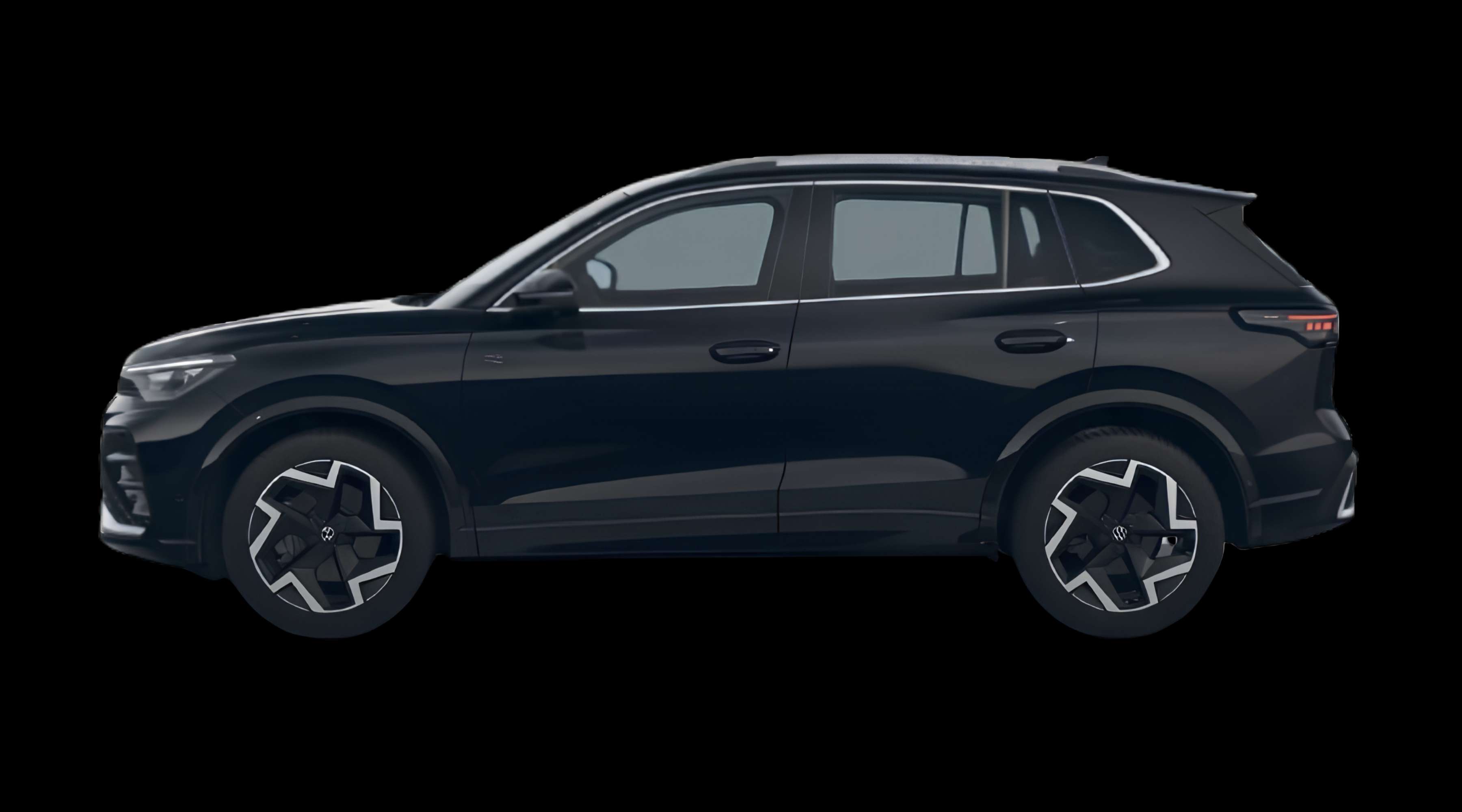 Seitenansicht eines Volkswagen Tiguan