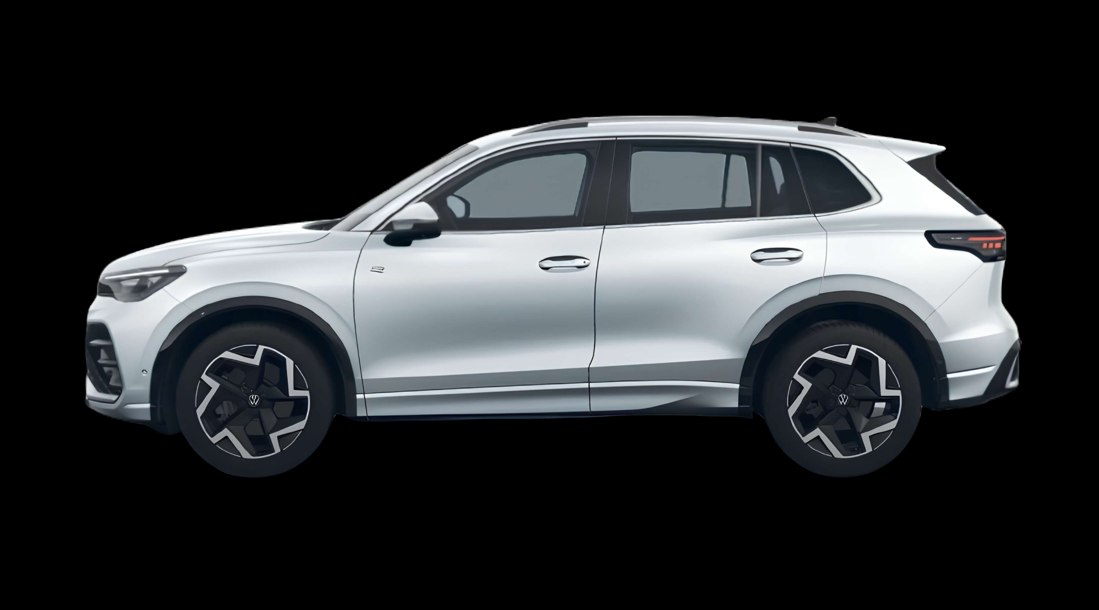 Seitenansicht eines Volkswagen Tiguan