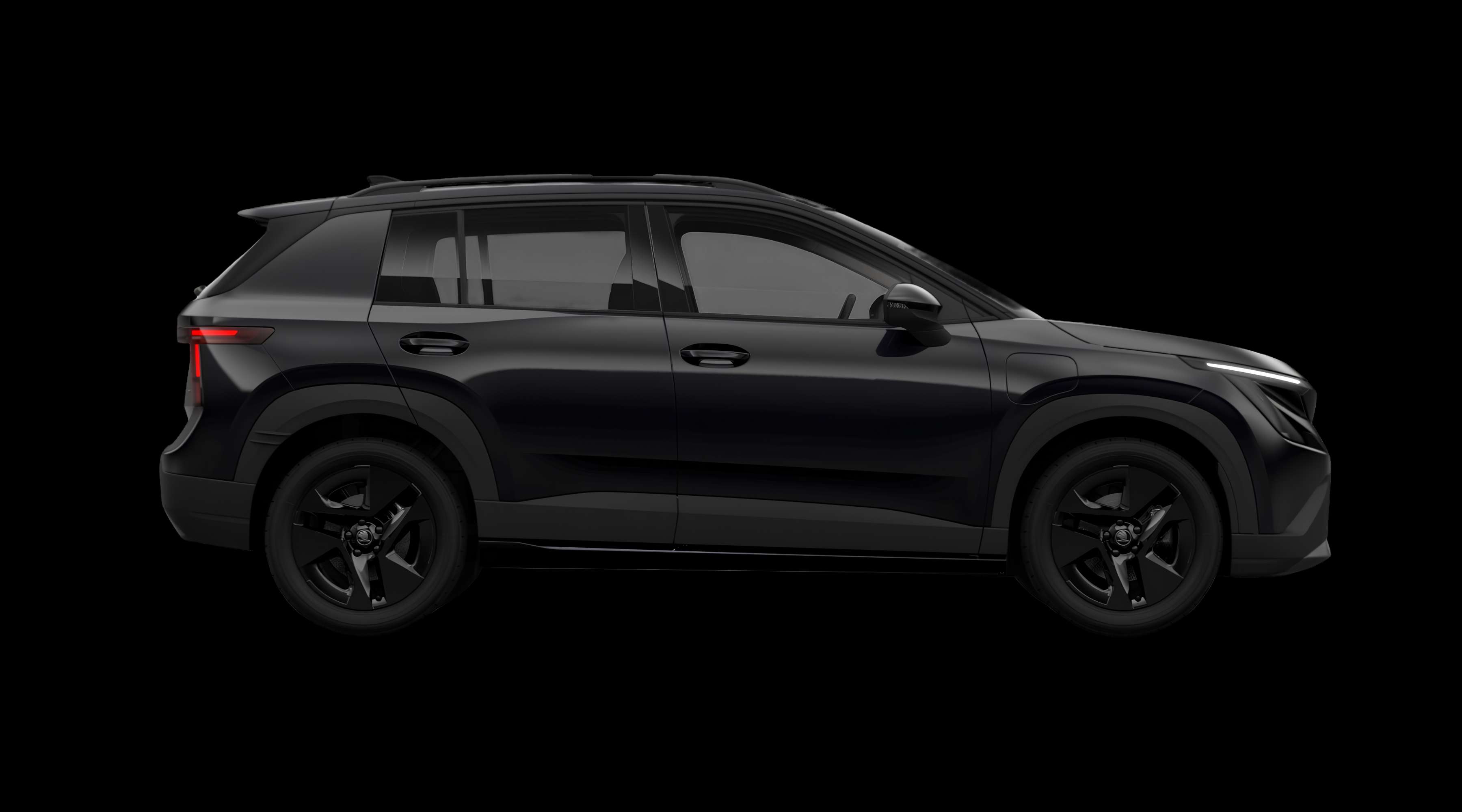Seitenansicht eines Skoda Epiq