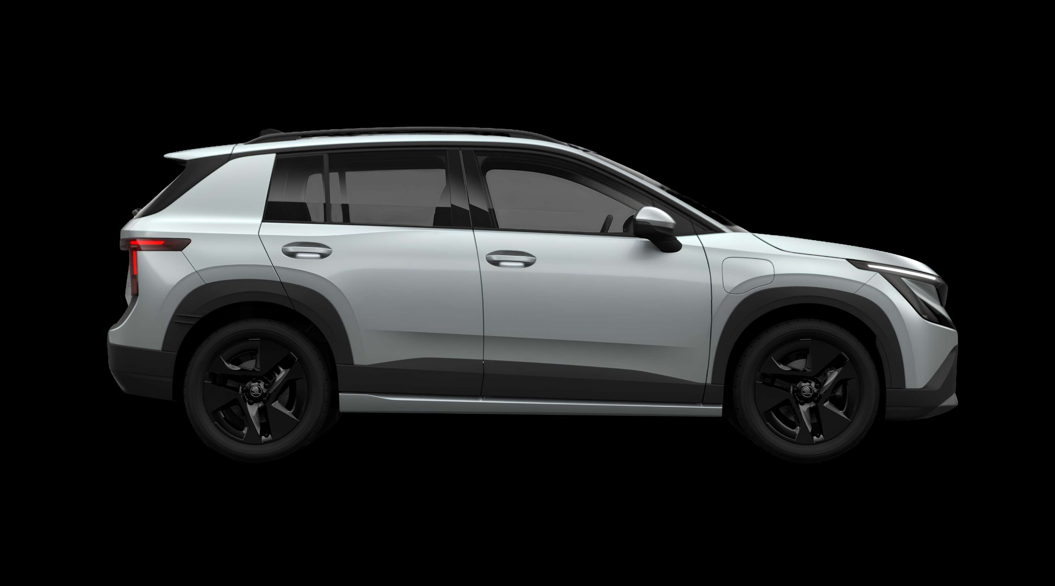 Seitenansicht eines Skoda Epiq