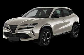 Schräge Frontansicht auf einen Alfa Romeo Junior Sprint, freigestellt