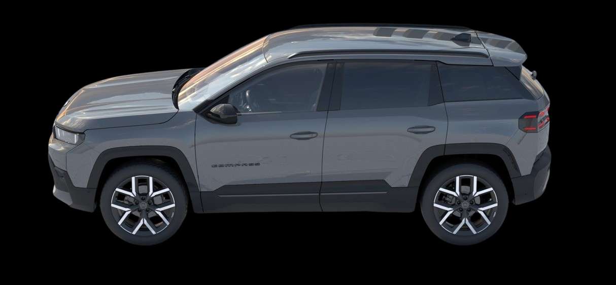 Seitenansicht eines Jeep Compass