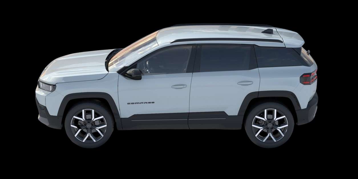 Seitenansicht eines Jeep Compass