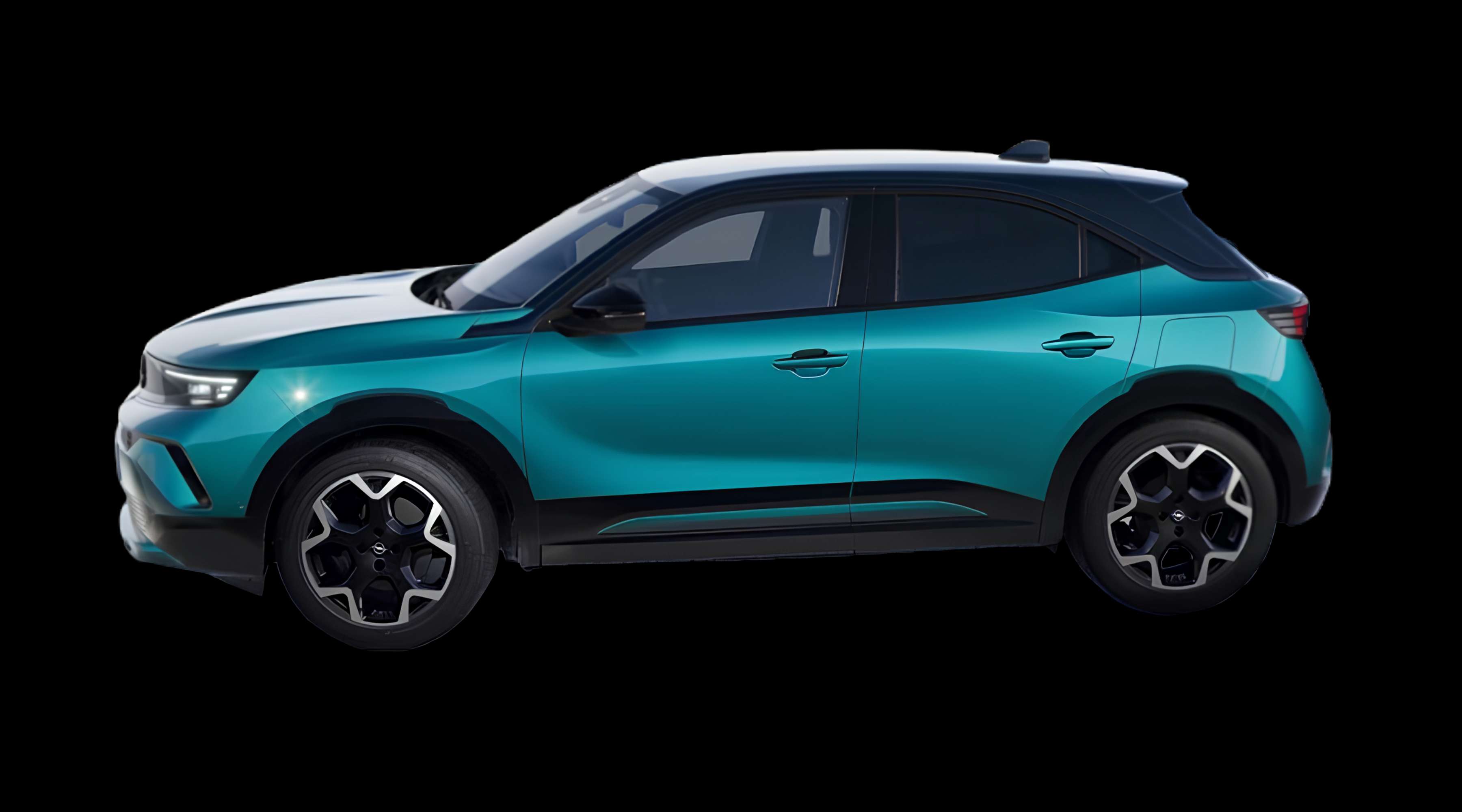 Seitenansicht eines Opel Mokka